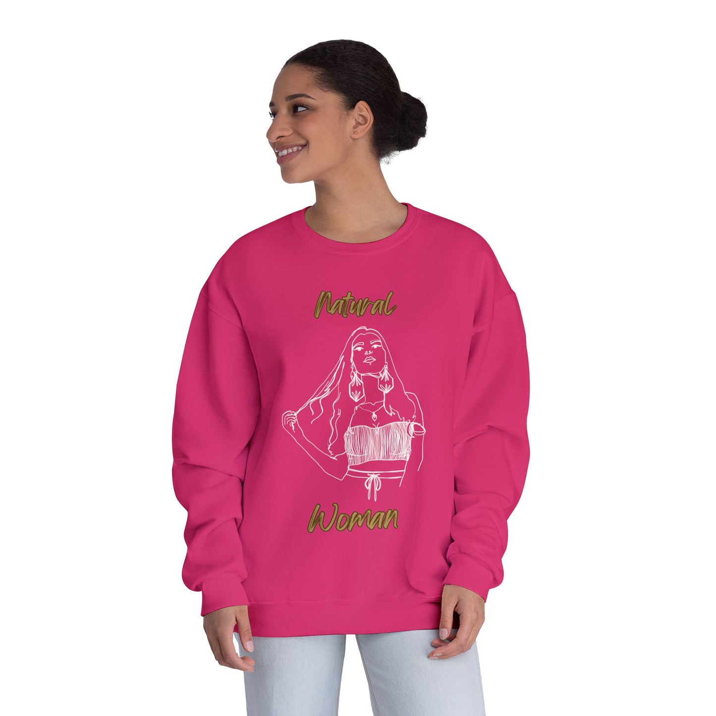 Natural Woman Thinking (WL) Crewneck Sweatshirt