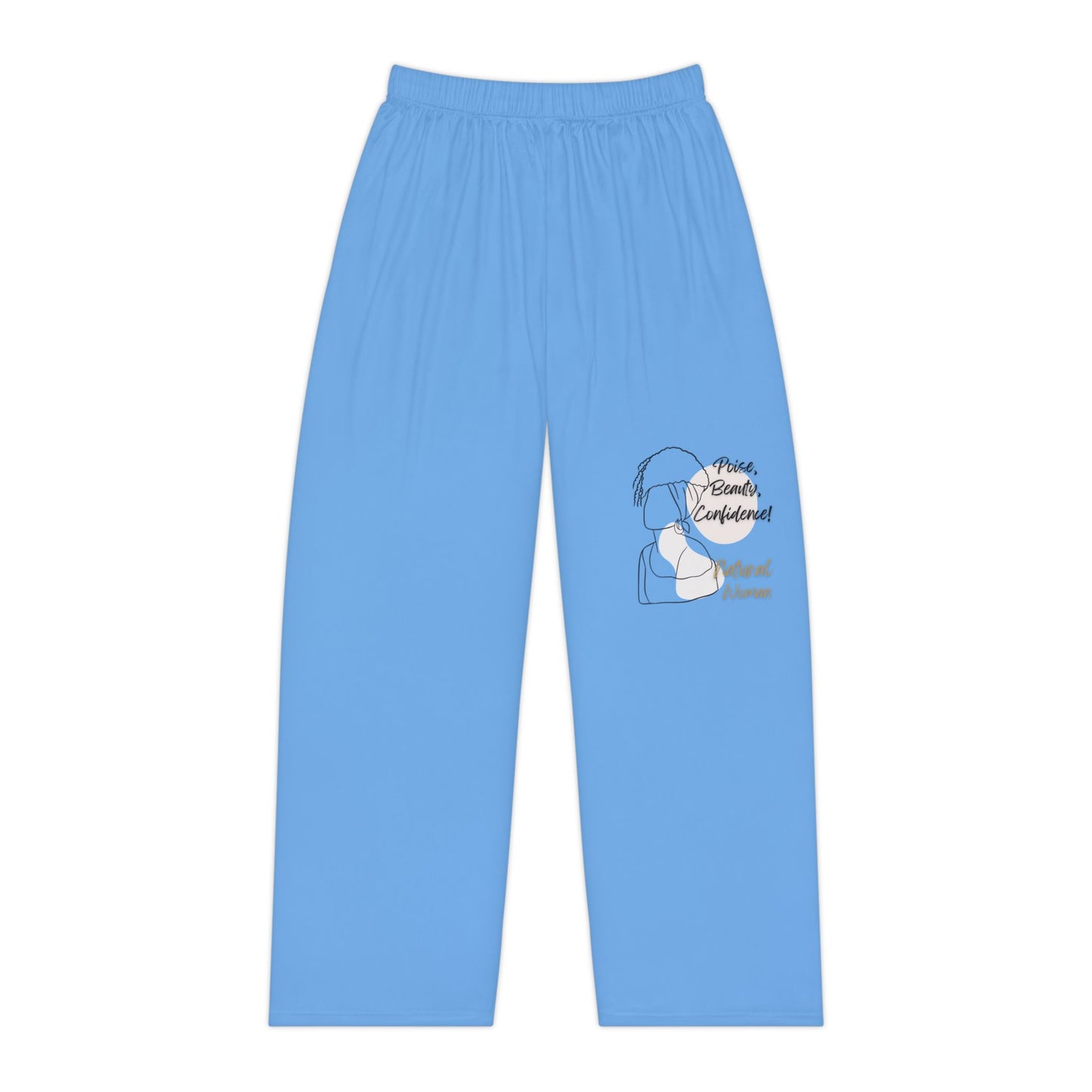 Natural Woman Puff (BL) Women's Pajama Pants LIGHT BLUE