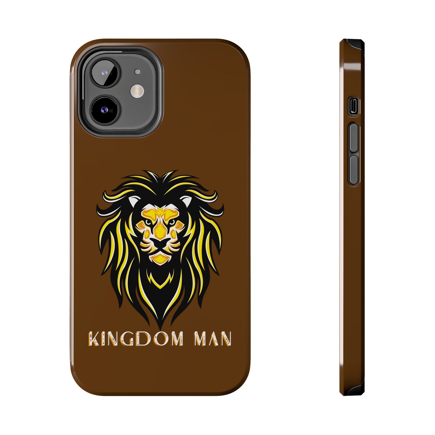 Kingdom Man (White-Gold Label) Tough Phone Case BROWN