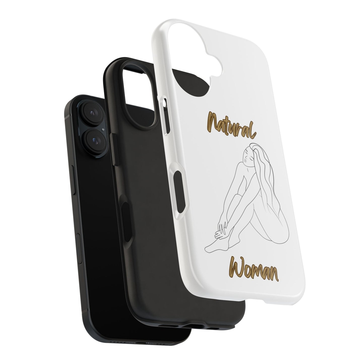Natural Woman Beauty (BL) Tough Phone Cases WHITE