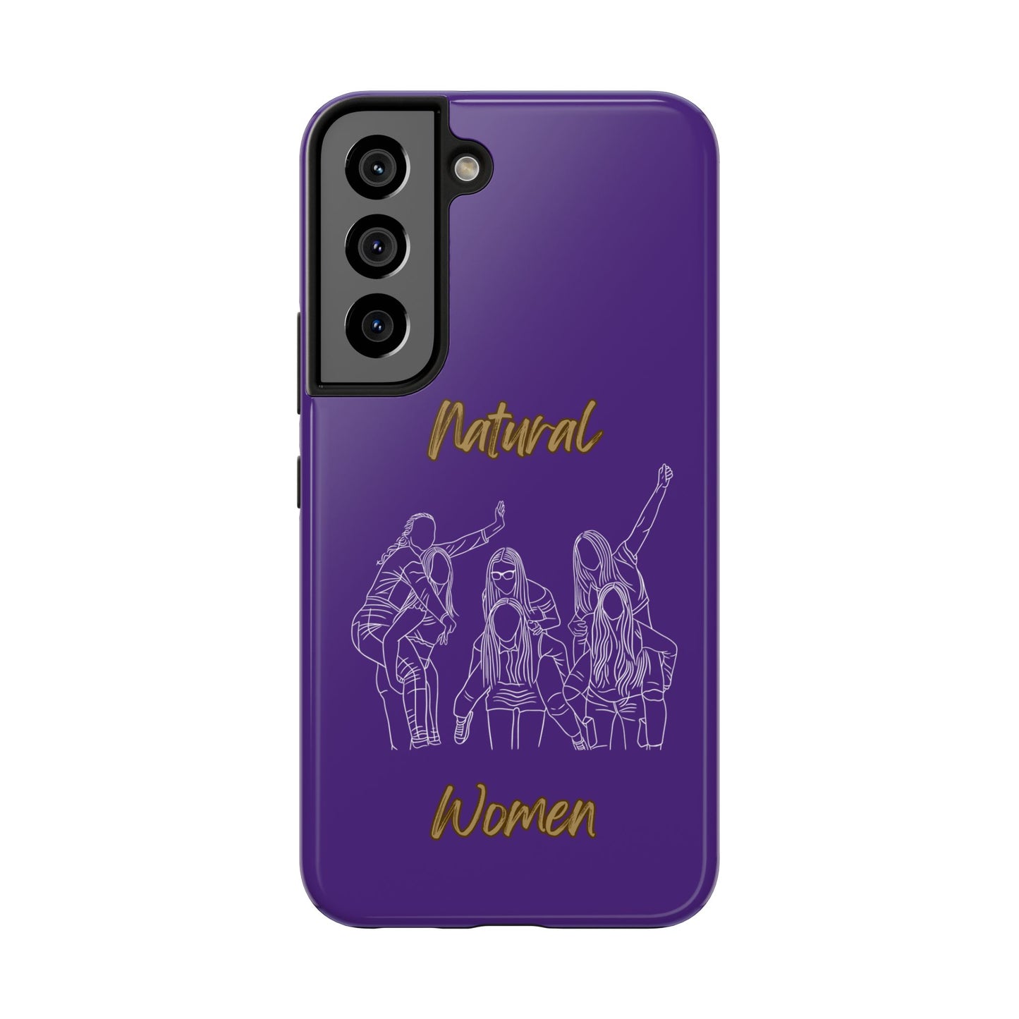 Natural Woman Piggy Back (WL) Tough Phone Cases PURPLE
