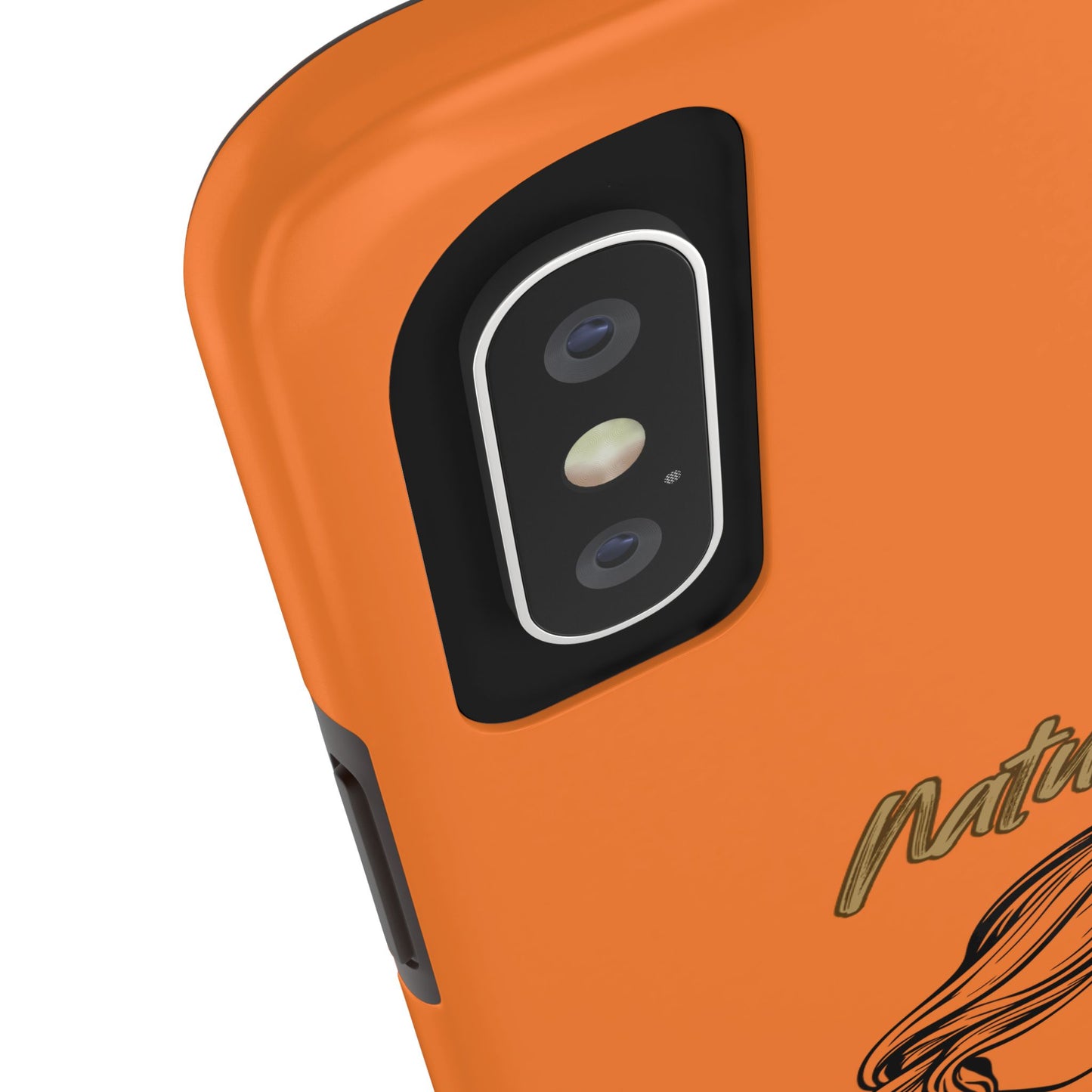 Natural Woman Long Curl (BL)Tough Phone Cases CRUSTA