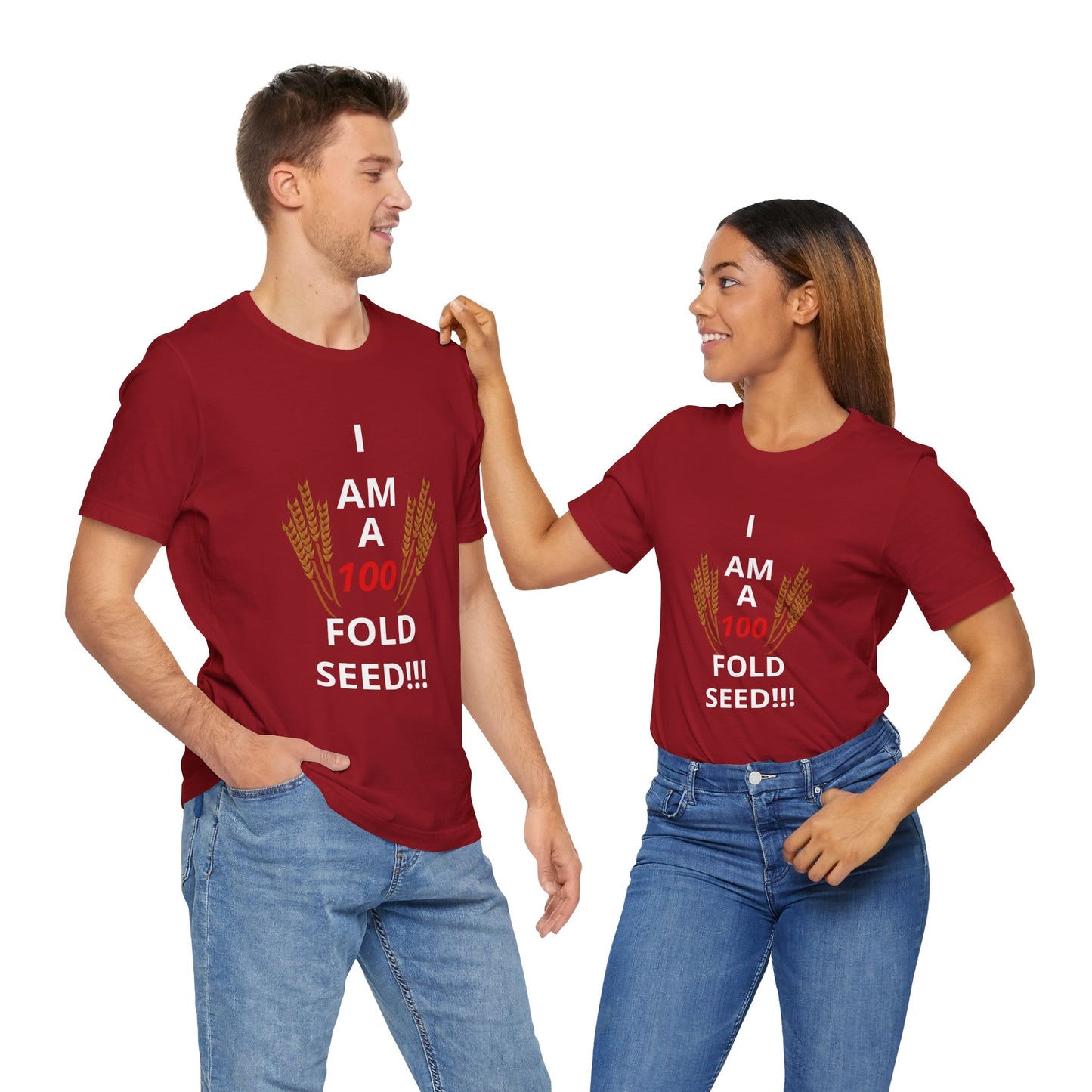100 Fold Seed (WL)Unisex Jersey Short Sleeve T-Shirt