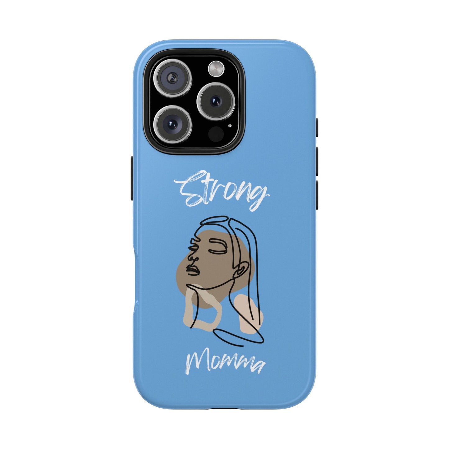 Strong Momma (WL) Tough Phone Cases LIGHT BLUE