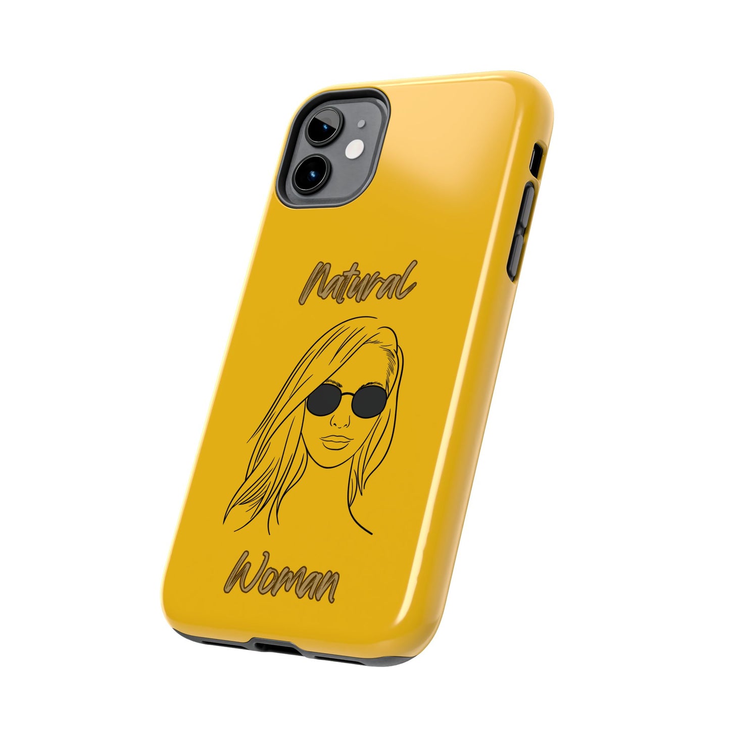 Natural Woman Shades (BL)Tough Phone Cases YELLOW