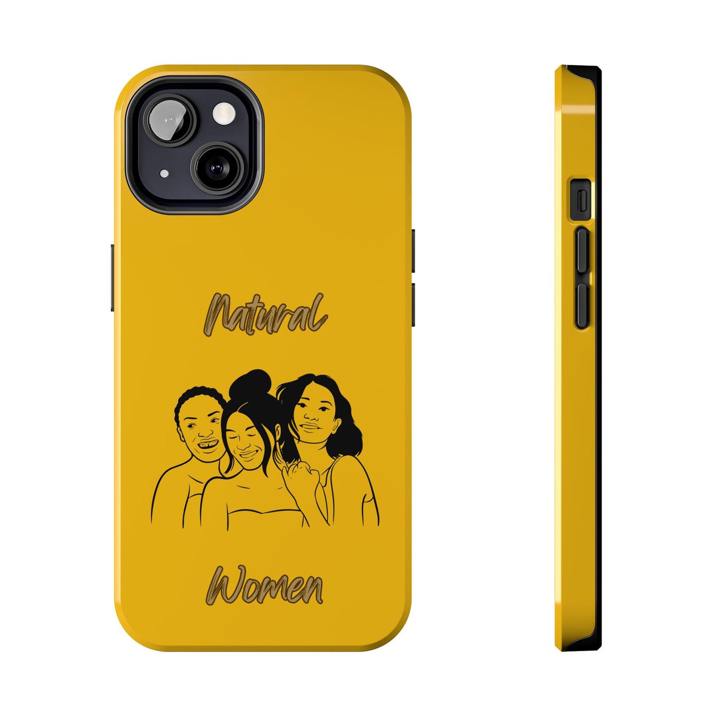 Natural Women Laughing Friends (BL)Tough Phone Cases YELLOW