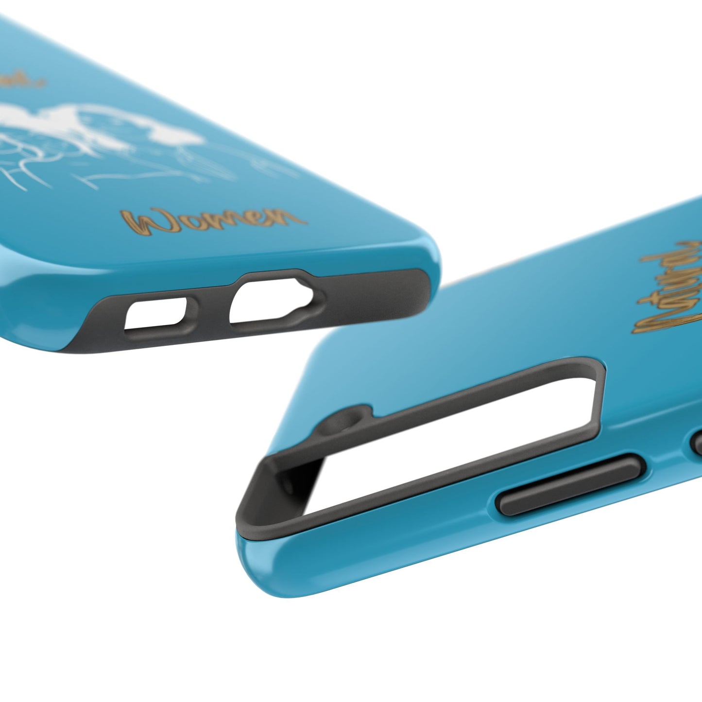 Natural Women Laughing Friends (WL)Tough Phone Cases TURQUOISE
