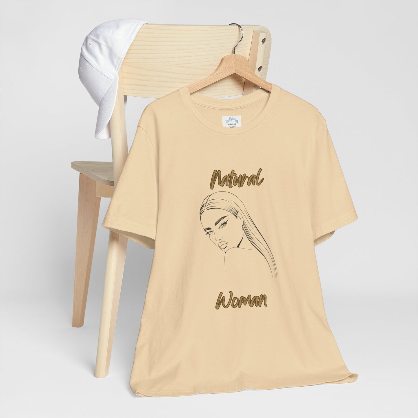 Natural Woman The Stare (BL) Short Sleeve T-Shirt