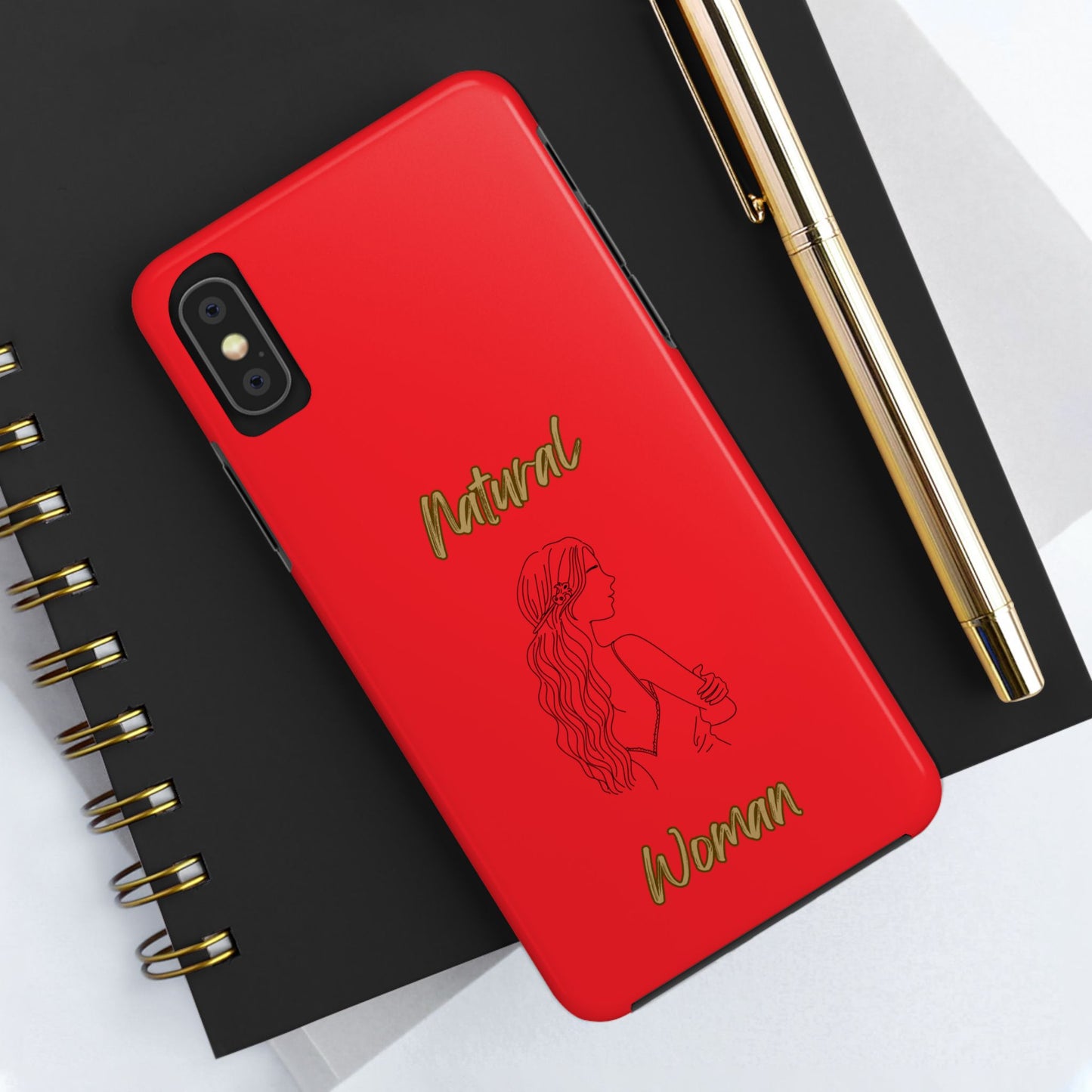 Natural Woman Young Woman (BL)Tough Phone Cases RED