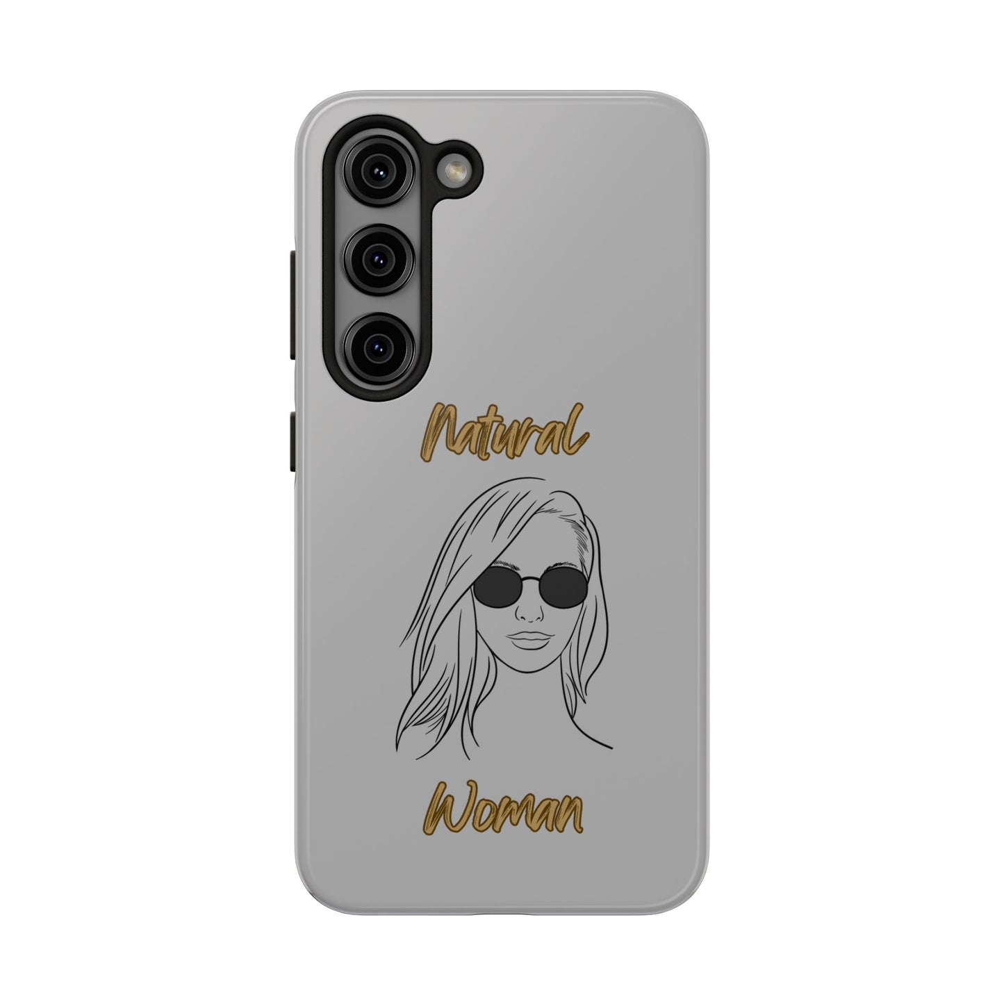 Natural Woman Shades (BL)Tough Phone Cases LIGHT GREY