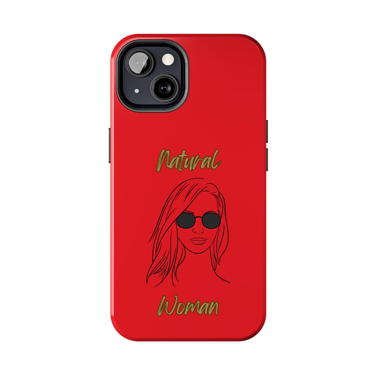 Natural Woman Shades (BL)Tough Phone Cases RED