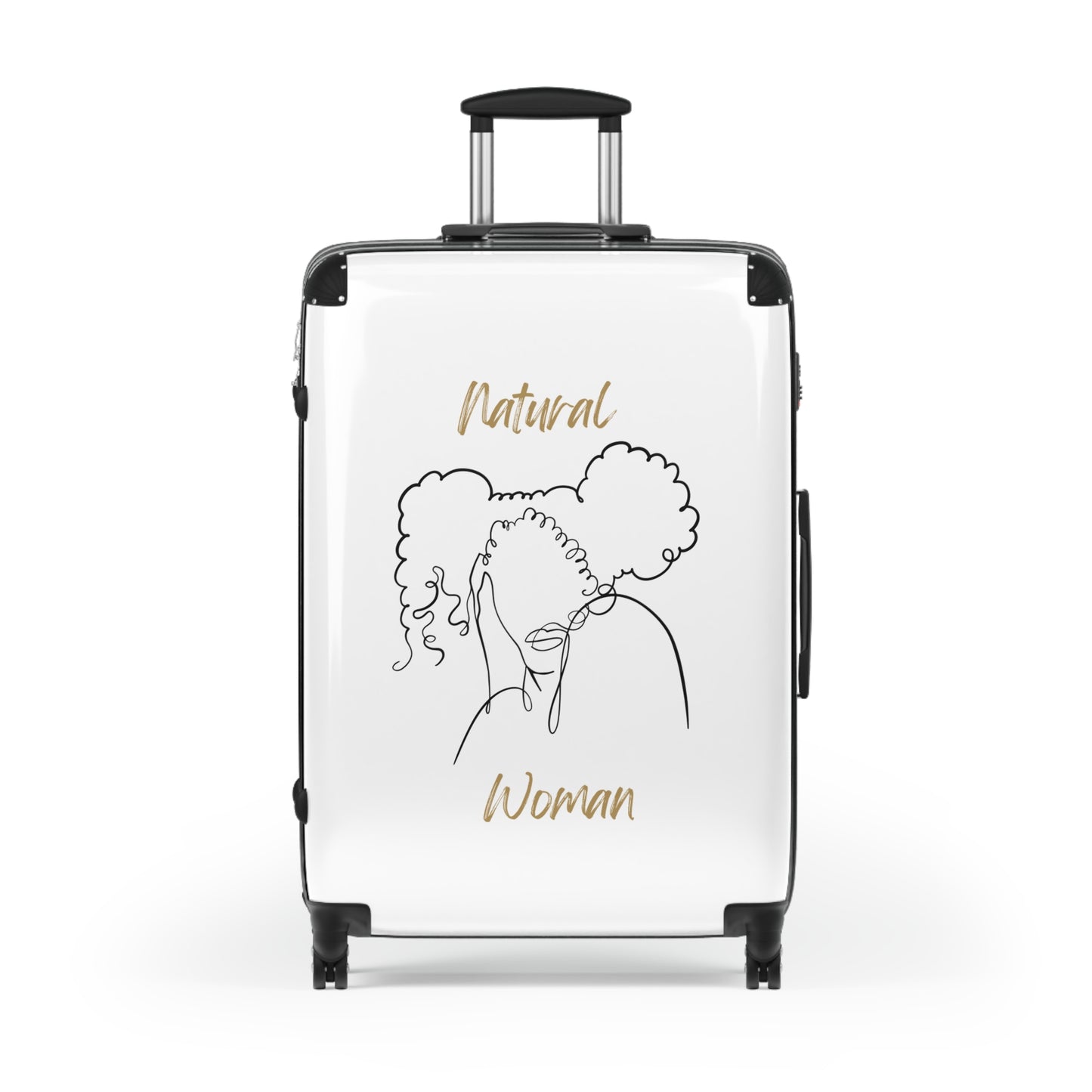Natural Woman Twin Puffs (BL) Suitcase WHITE