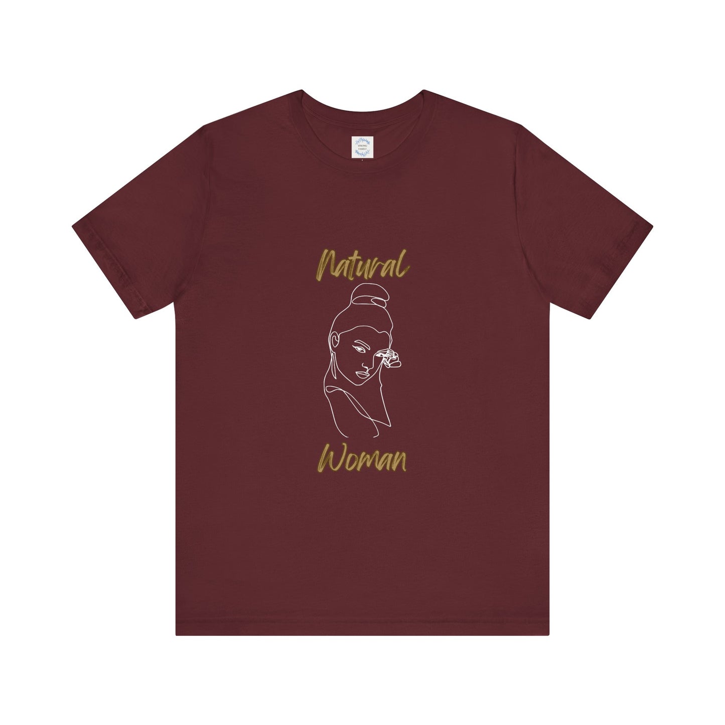 Natural Woman Sassy Bun (WL) Short Sleeve T-Shirt