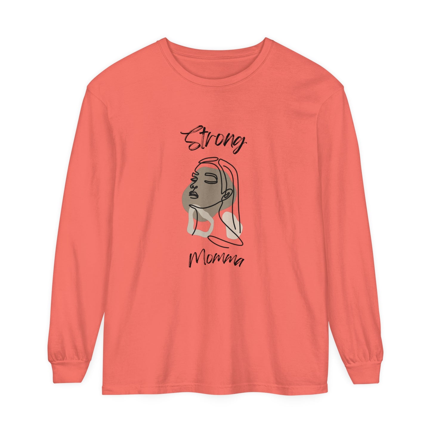 Strong Momma Long Sleeve T-Shirt (BL)