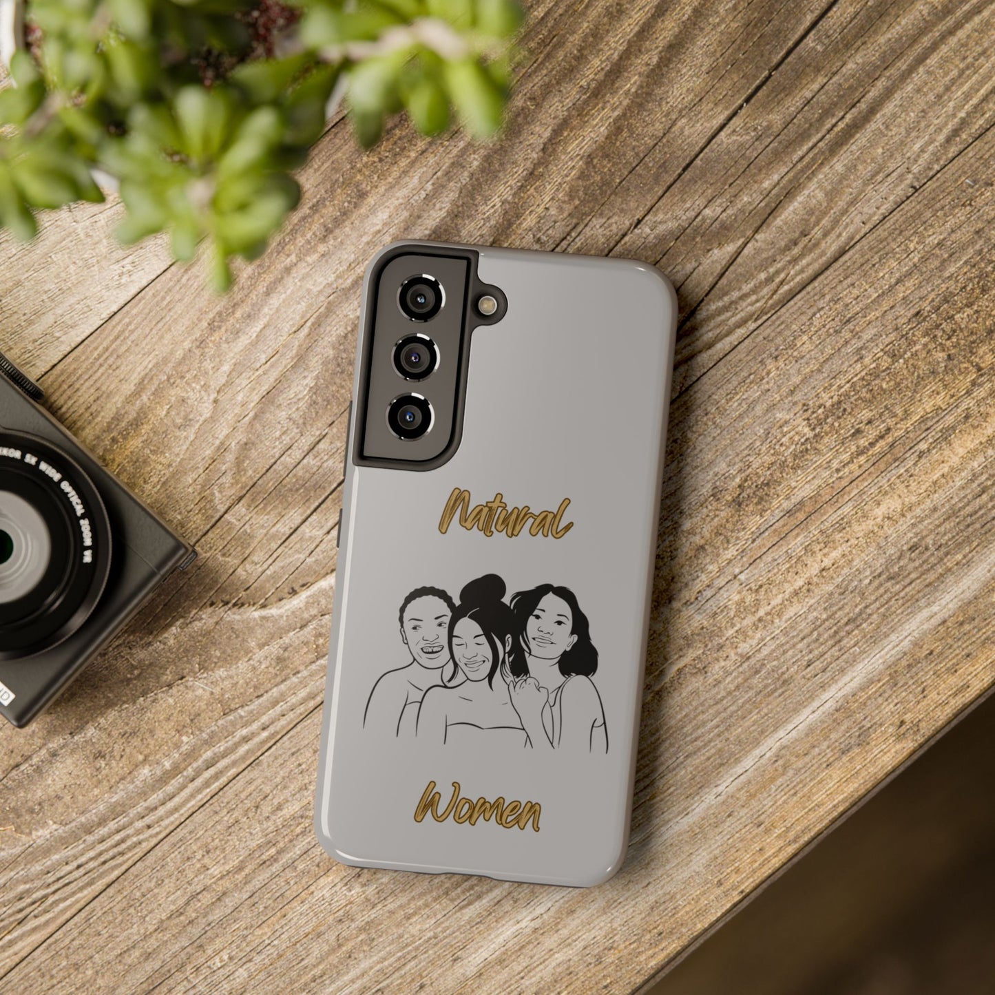 Natural Women Laughing Friends (BL)Tough Phone Cases LIGHT GREY