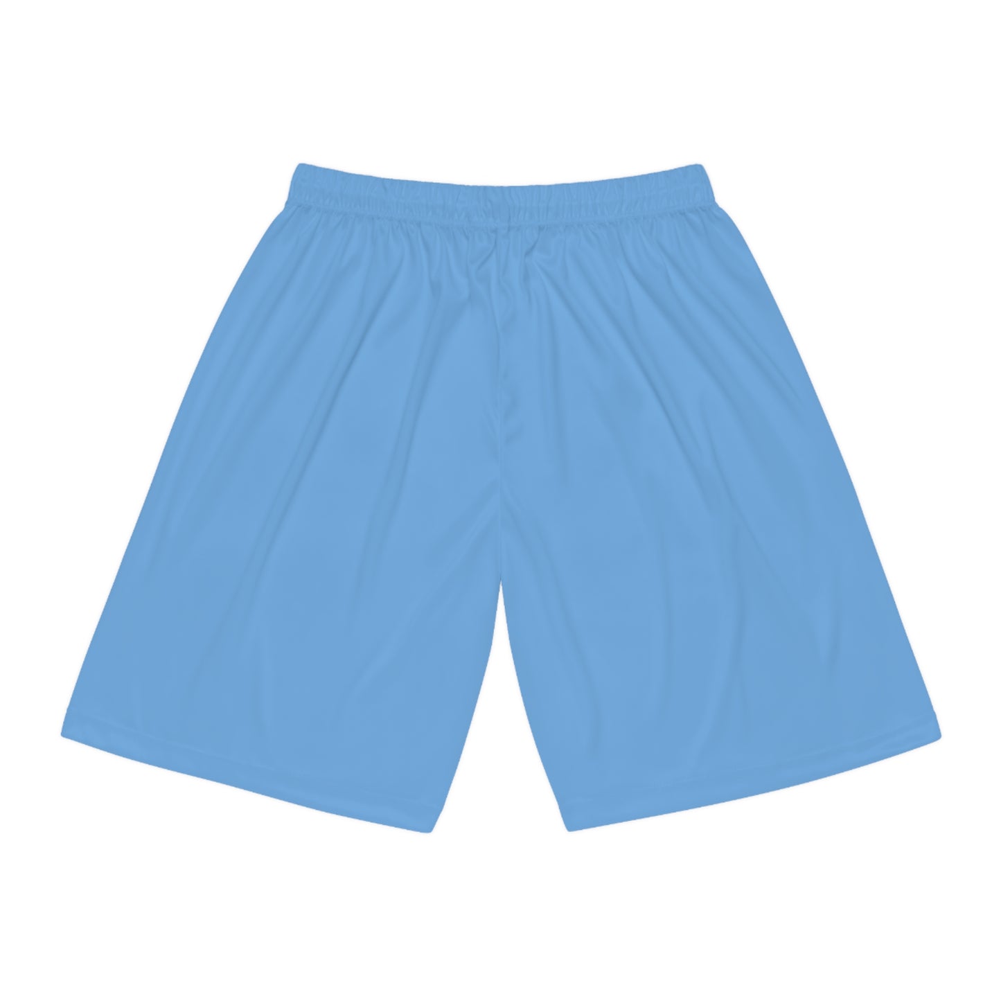 Kingdom Man (Gold) Basketball Shorts LIGHT BLUE