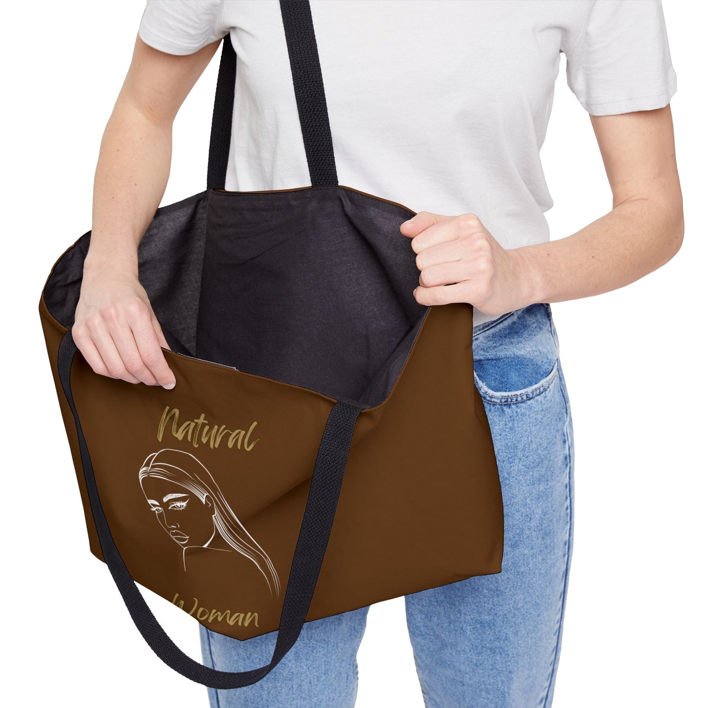 Natural Woman The Stare (WL) Weekender Tote Bag BROWN