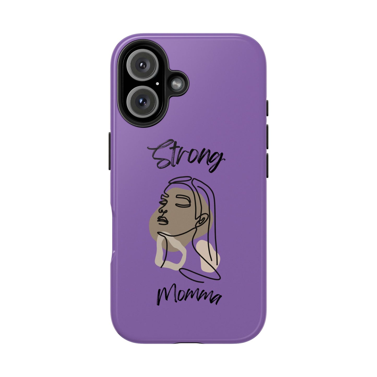 STRONG MOMMA Samsung Galaxy Tough Phone Cases (BL) Light Purple