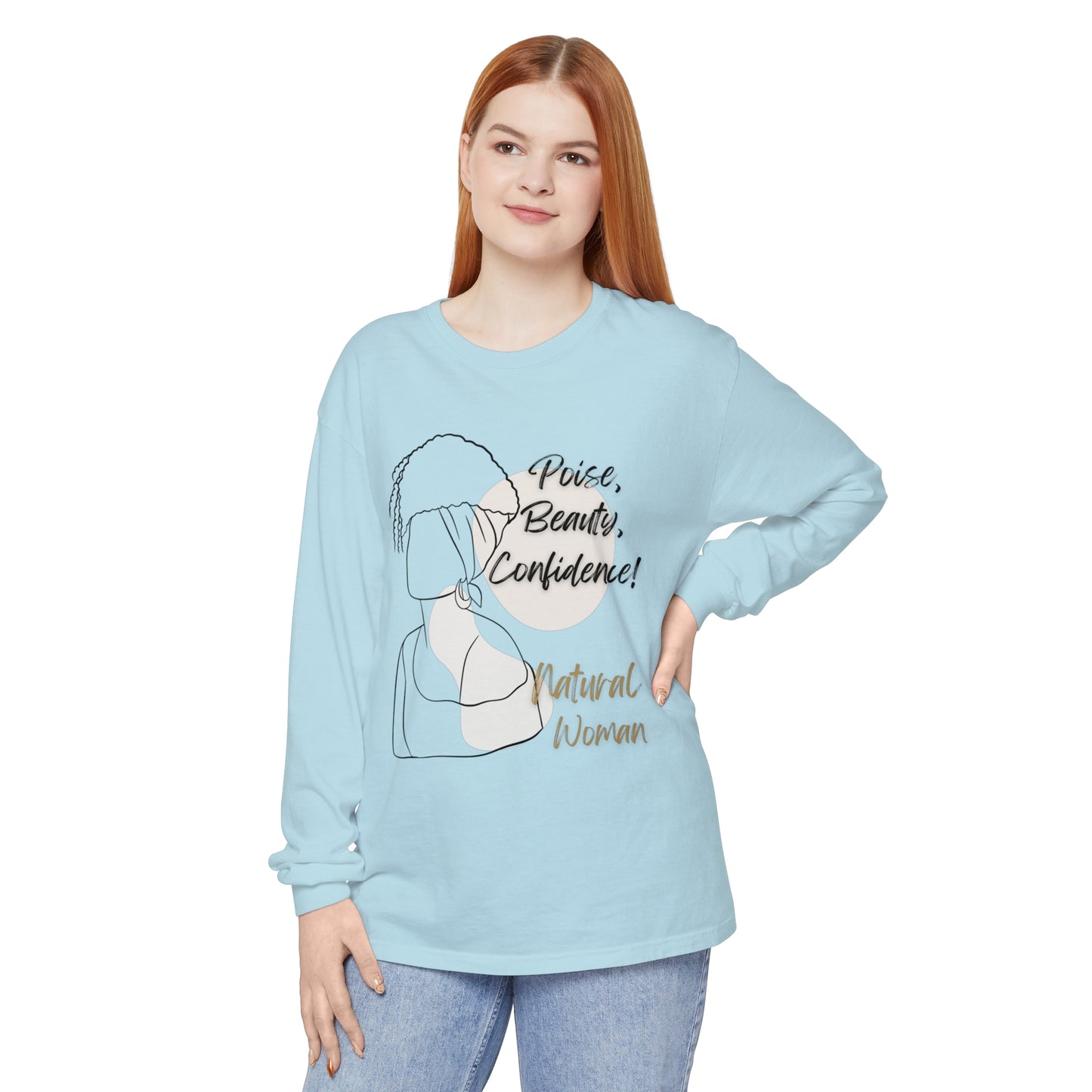 Natural Woman Puff (BL) Long Sleeve T-Shirt