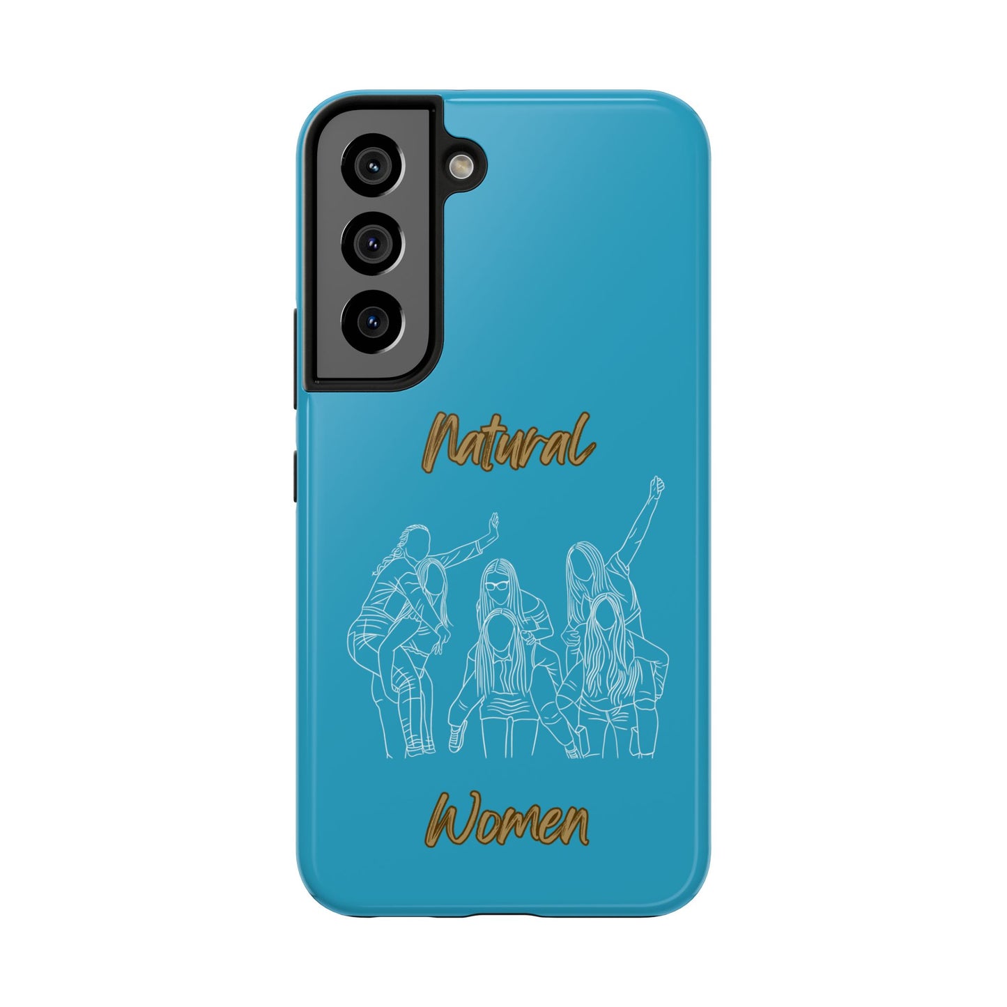 Natural Woman Piggy Back (WL)Tough Phone Cases TURQUOISE