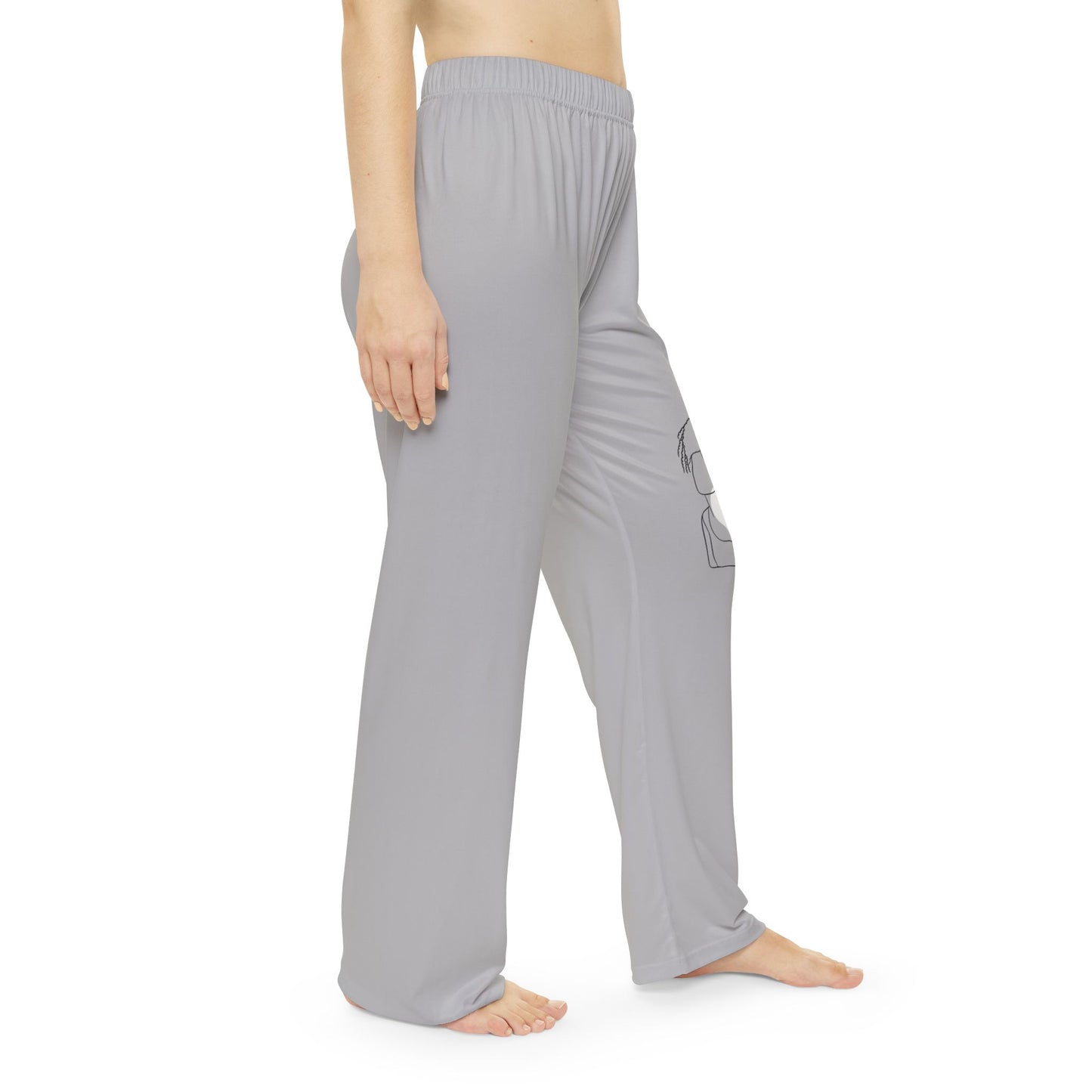 Natural Woman Puff (BL) Women's Pajama Pants LIGHT GREY