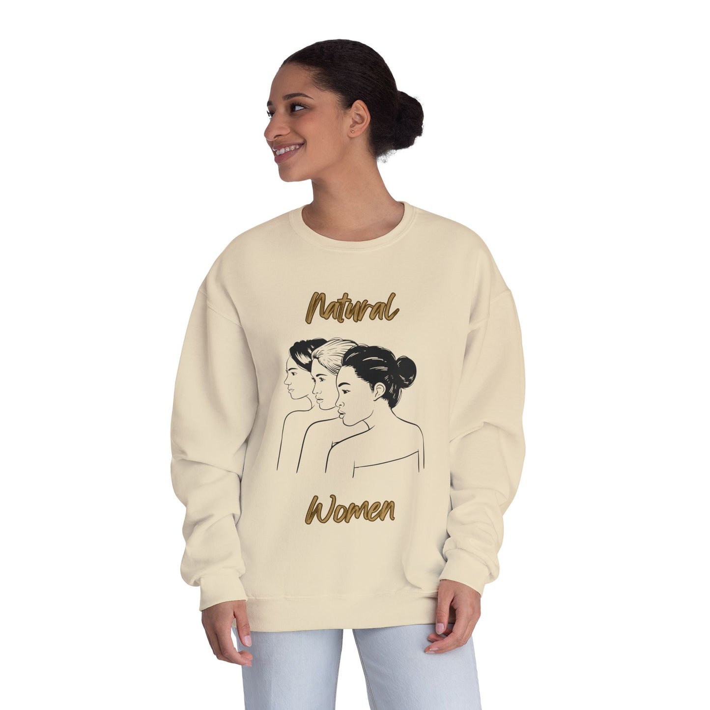 Natural Women United Friends (BL) Crewneck Sweatshirt