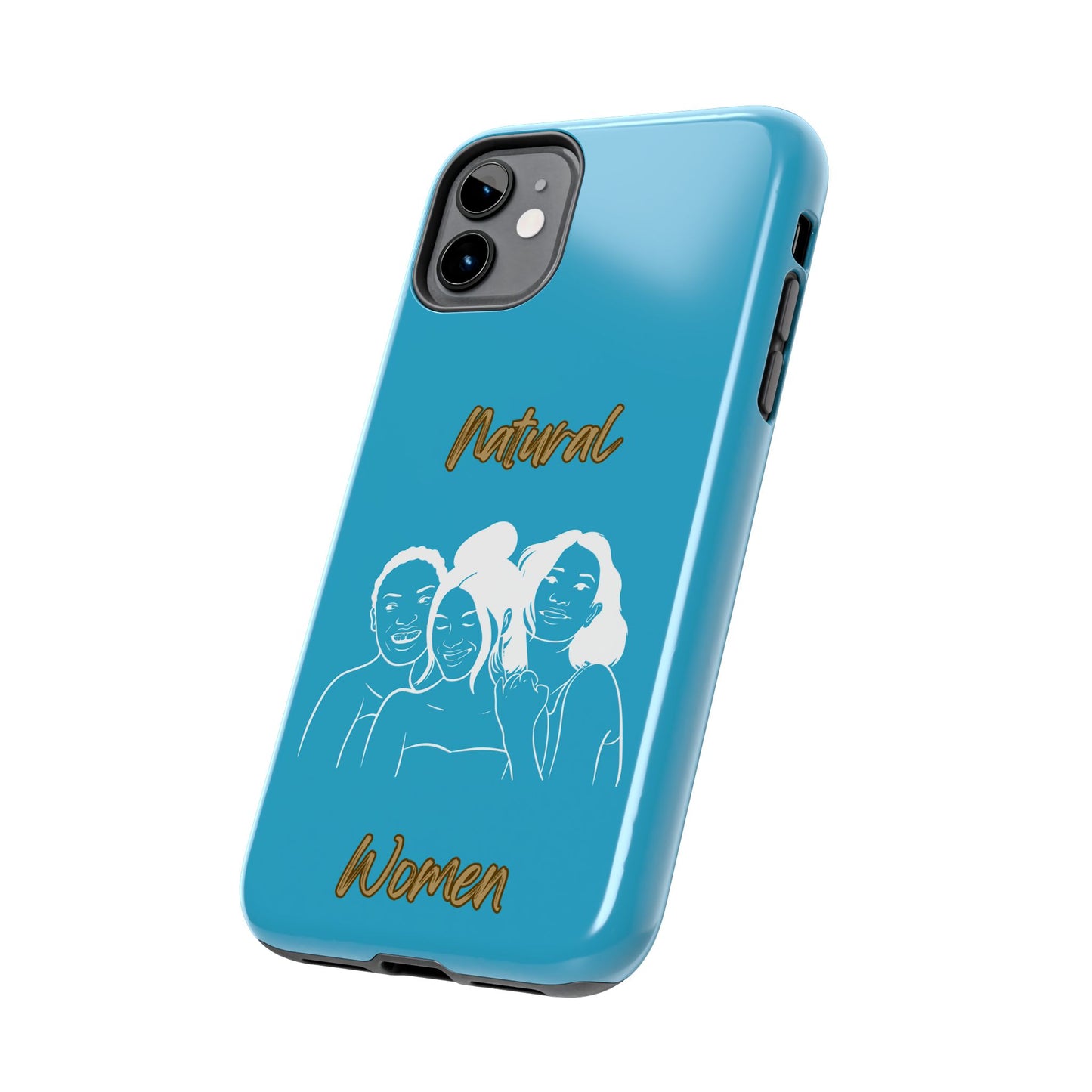 Natural Women Laughing Friends (WL)Tough Phone Cases TURQUOISE