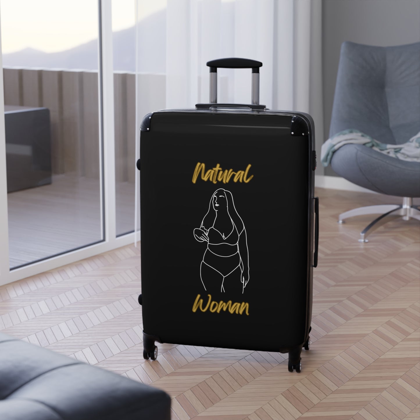 Natural Woman Full Beauty (WL) Suitcase BLACK