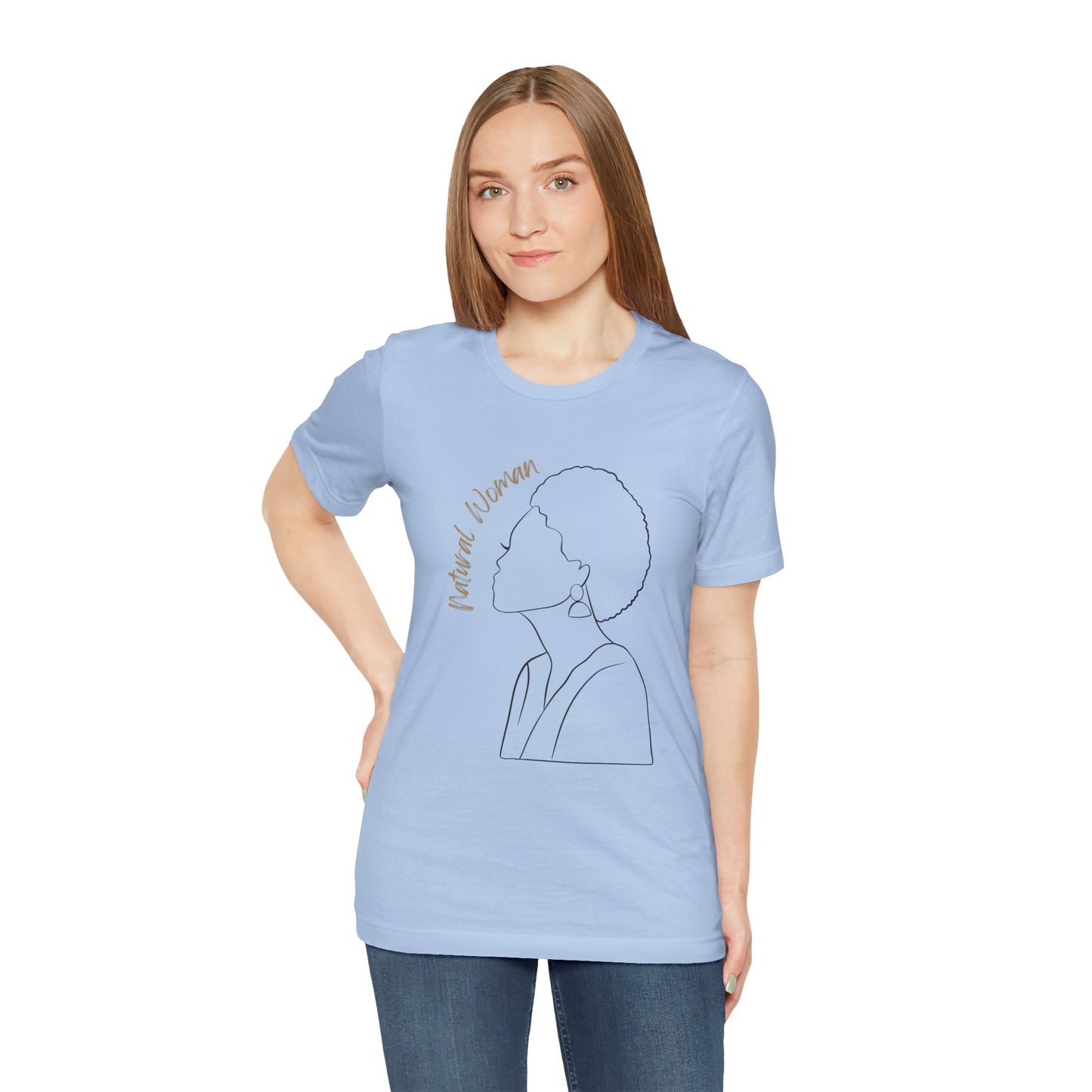 Natural Woman Sm Fro (BL) Short Sleeve T-Shirt