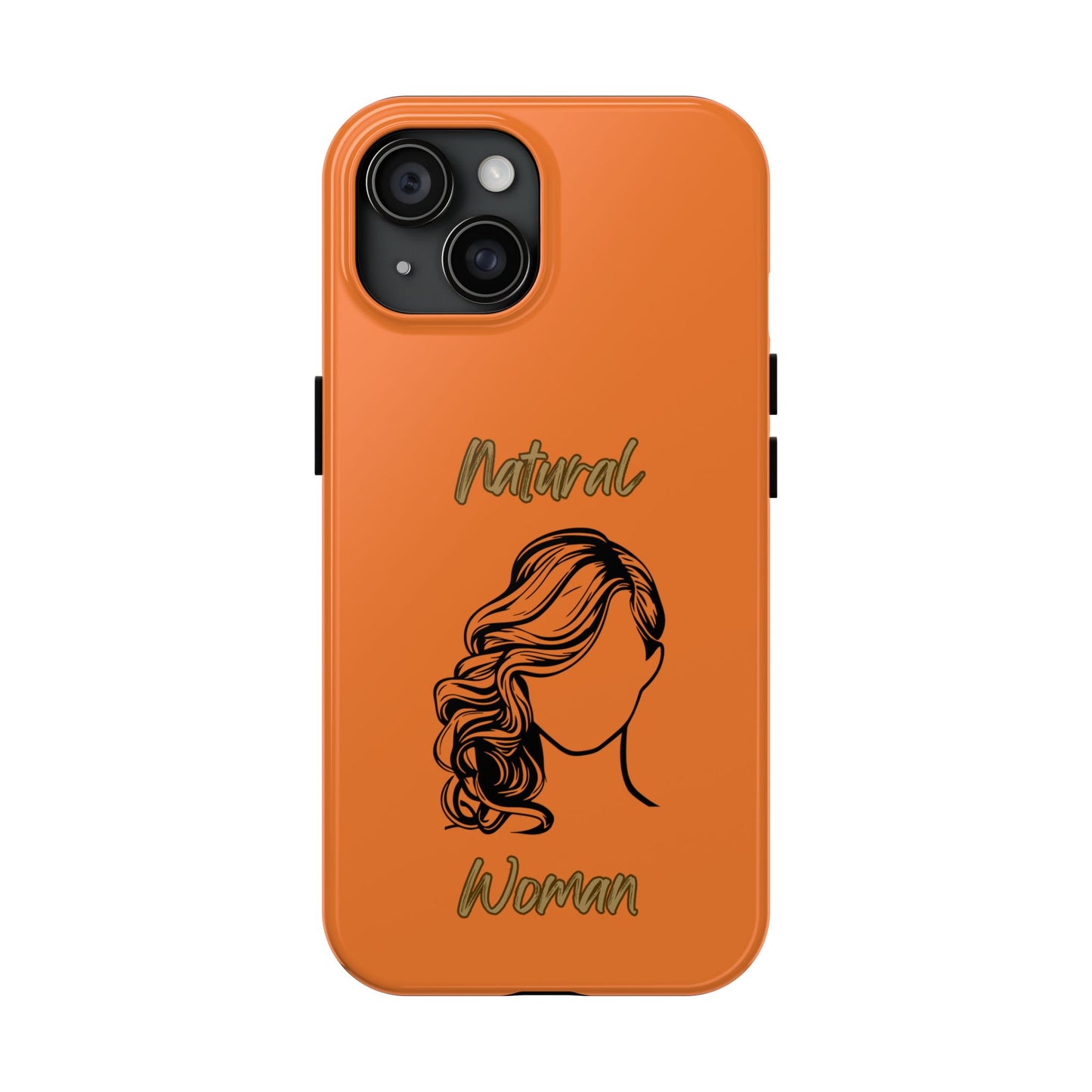Natural Woman Long Curl (BL)Tough Phone Cases CRUSTA