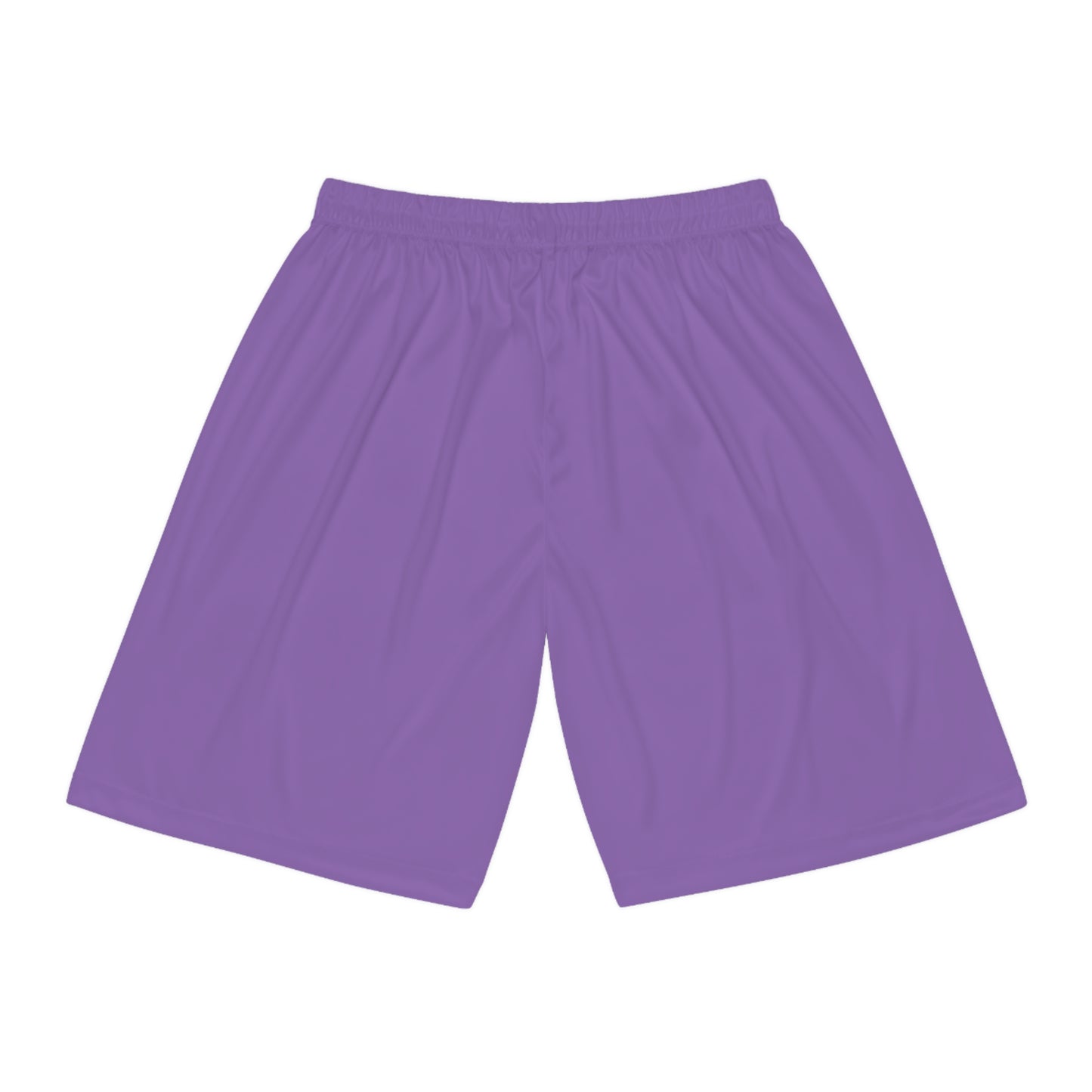Kingdom Man (Gold) Basketball Shorts LIGHT PURPLE