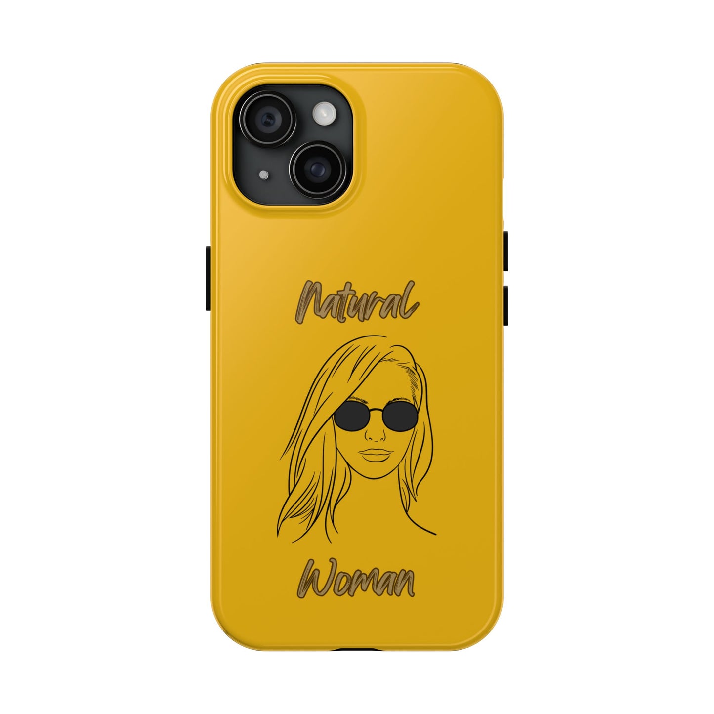 Natural Woman Shades (BL)Tough Phone Cases YELLOW