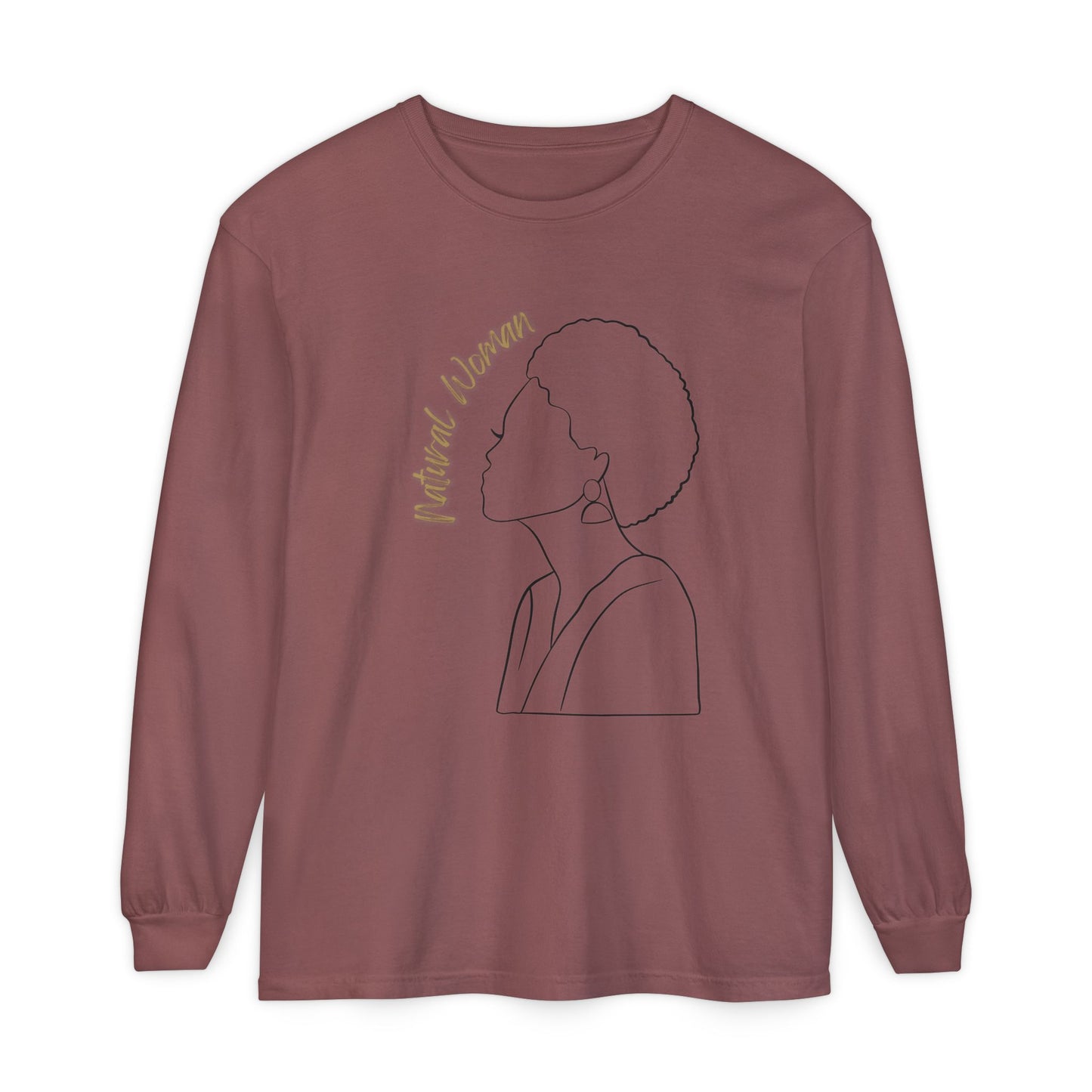 Natural Woman Sm Fro (BL) Long Sleeve T-Shirt