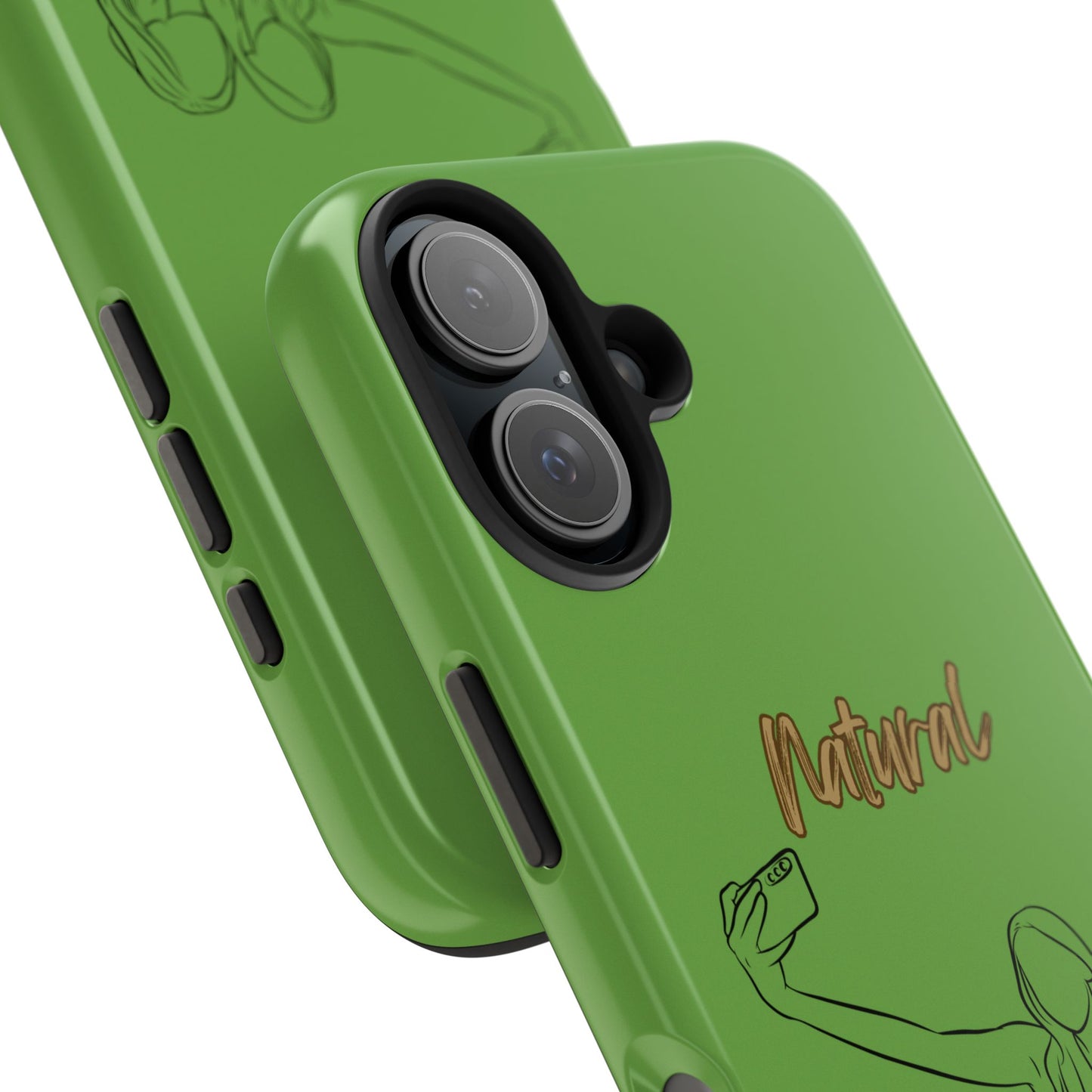 Natural Woman Friends Selfie (BL)Tough Phone Cases GREEN