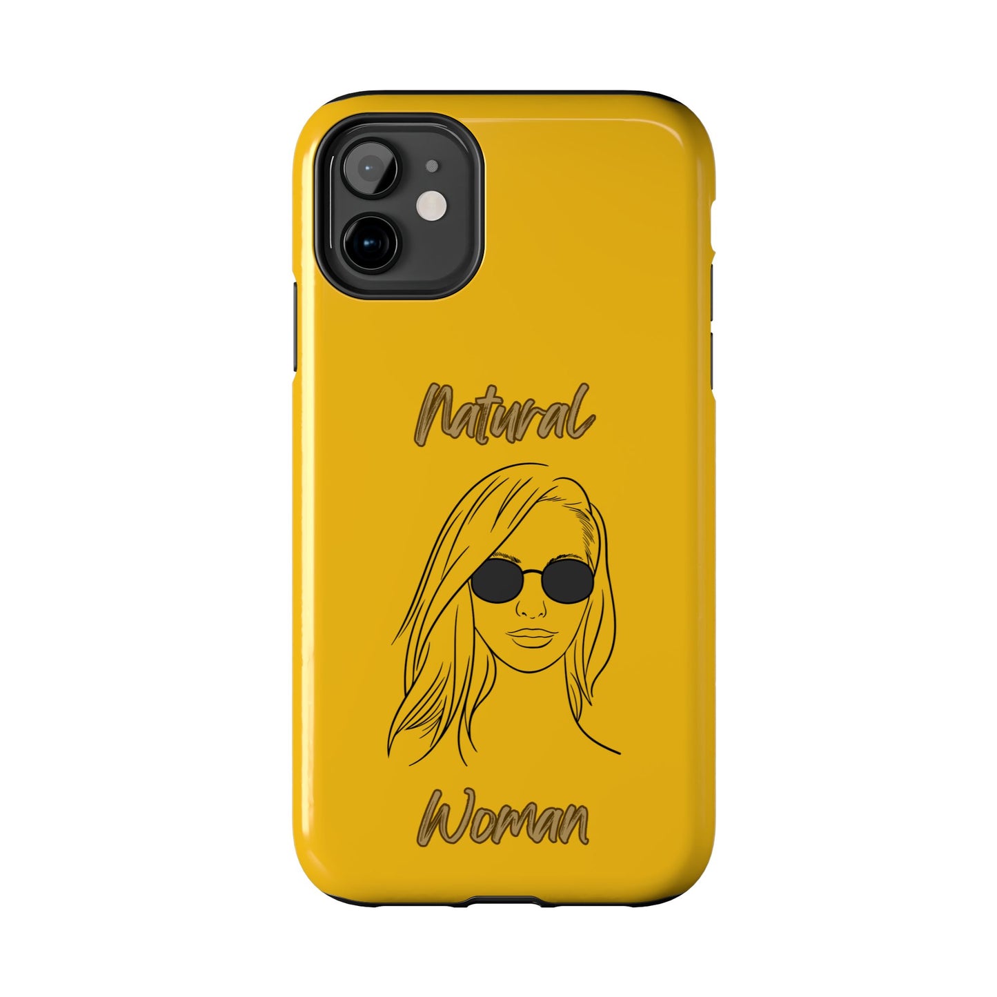 Natural Woman Shades (BL)Tough Phone Cases YELLOW