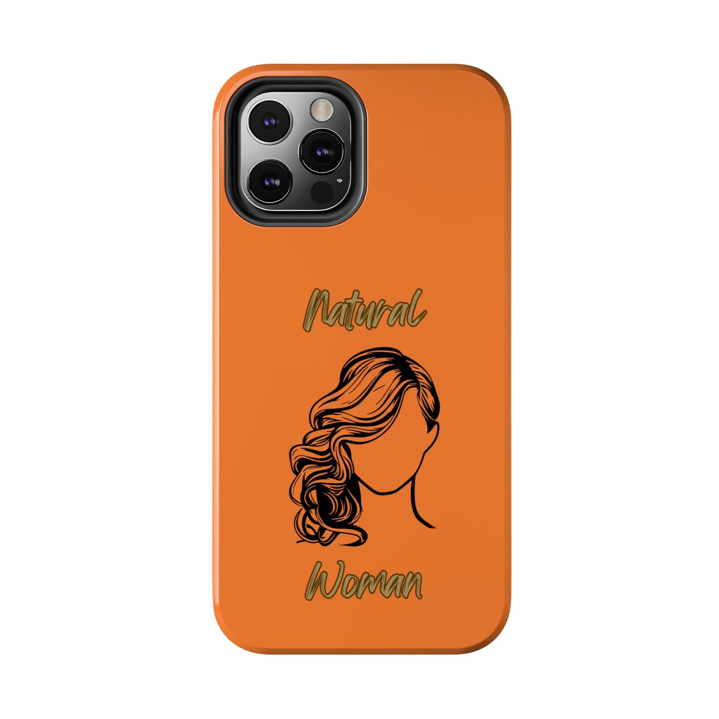 Natural Woman Long Curl (BL)Tough Phone Cases CRUSTA