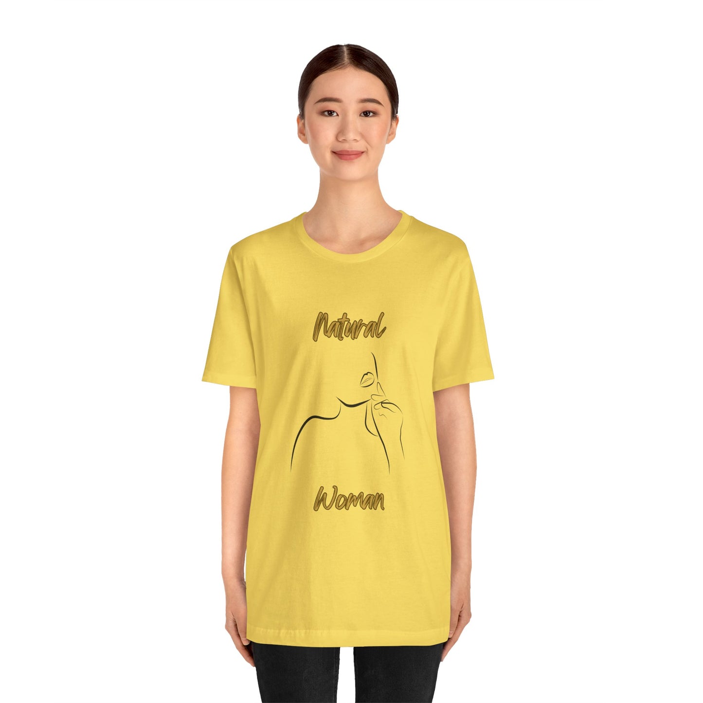Natural Woman Chin Up (BL) Short Sleeve T-Shirt