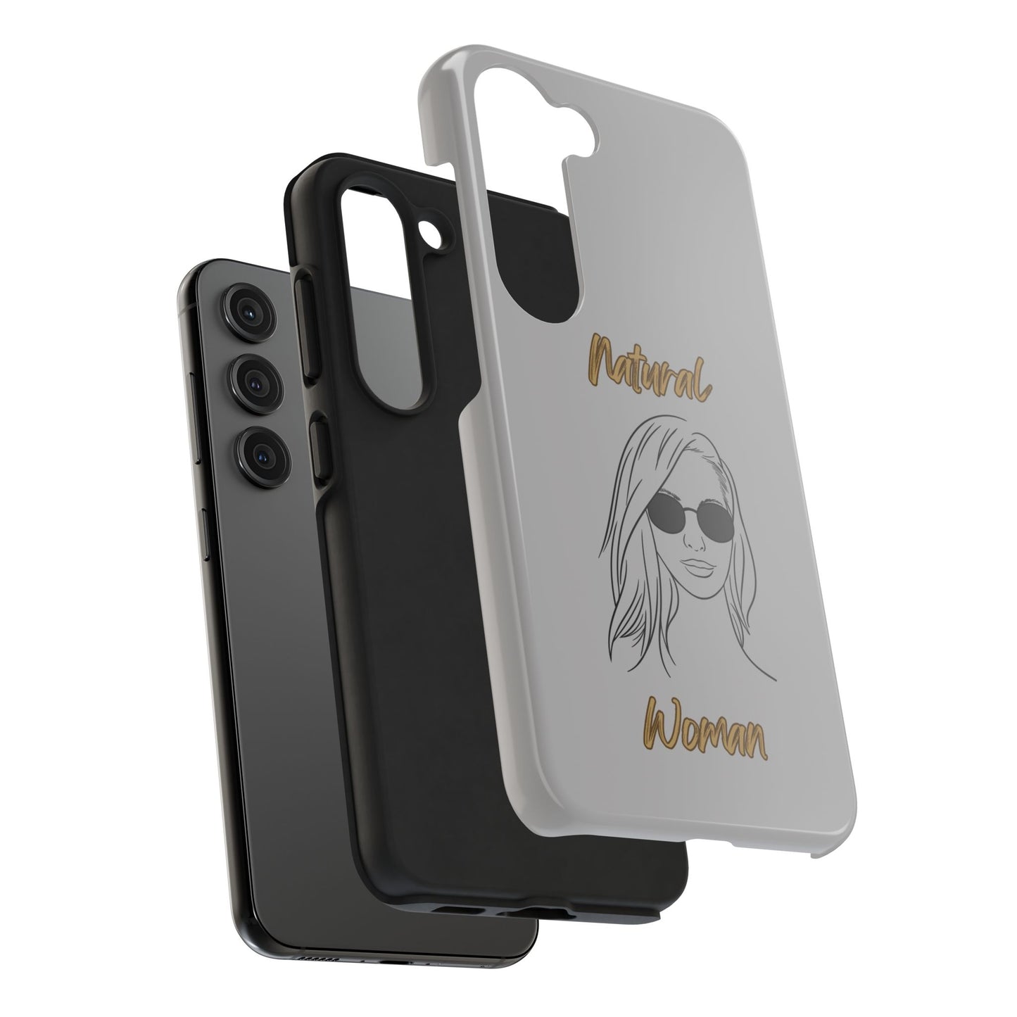 Natural Woman Shades (BL)Tough Phone Cases LIGHT GREY