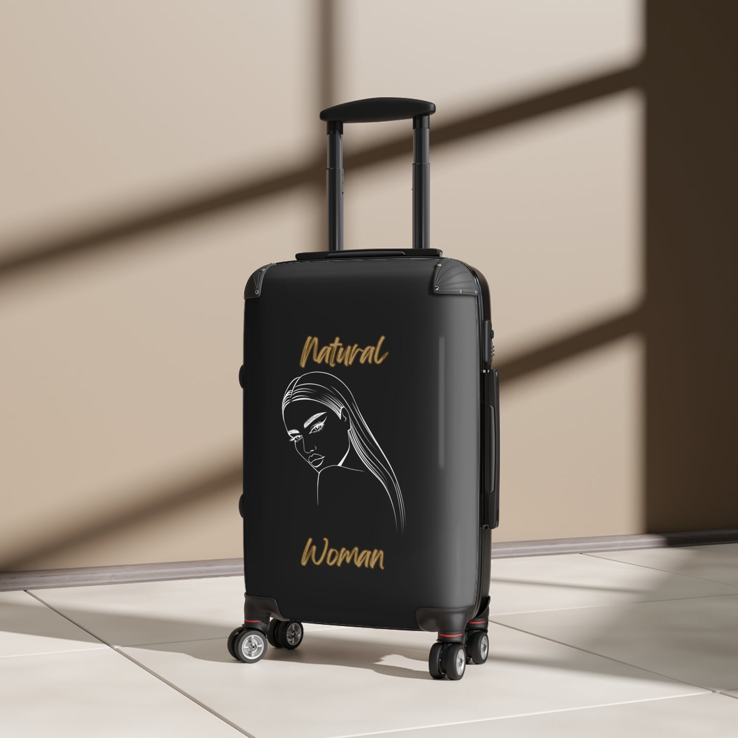 Natural Woman The Stare (WL) Suitcase BLACK