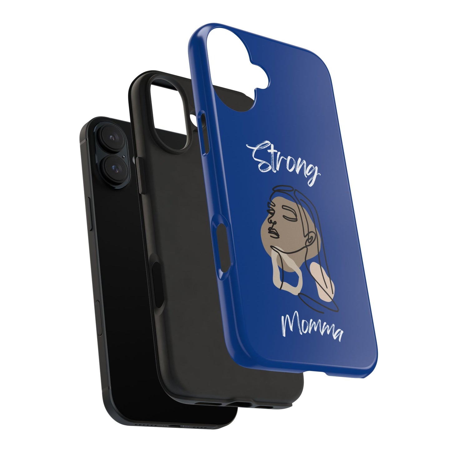 Strong Momma (WL) Tough Phone Cases DARK BLUE
