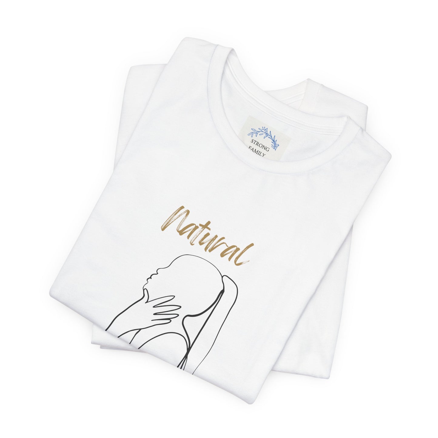 Natural Woman Ponytail (BL) Short Sleeve T-Shirt