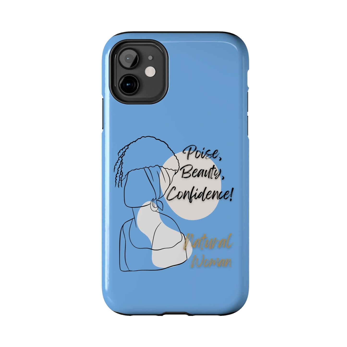 Natural Woman Puff (BL)Tough Phone Cases LIGHT BLUE