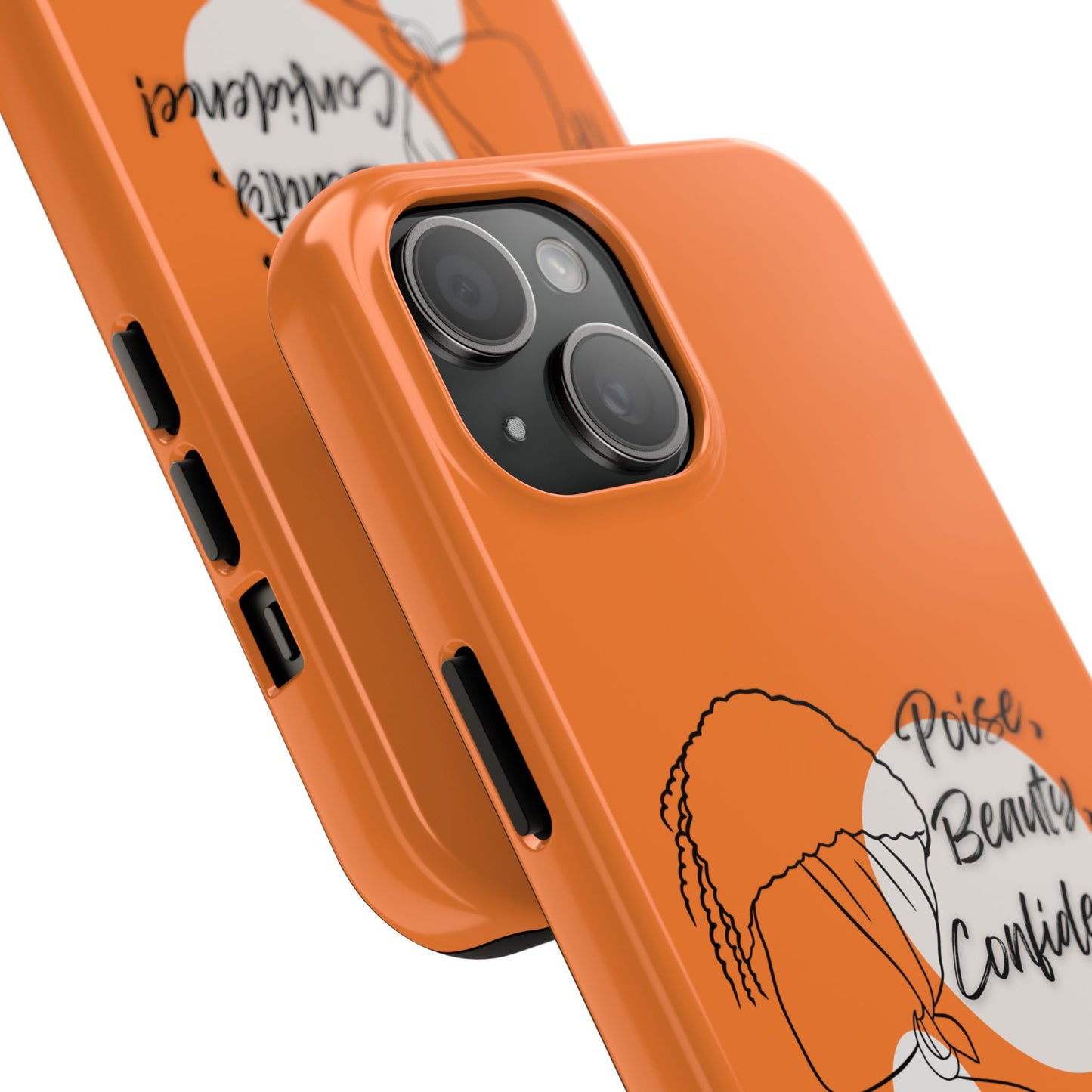 Natural Woman Puff (BL)Tough Phone Cases CRUSTA