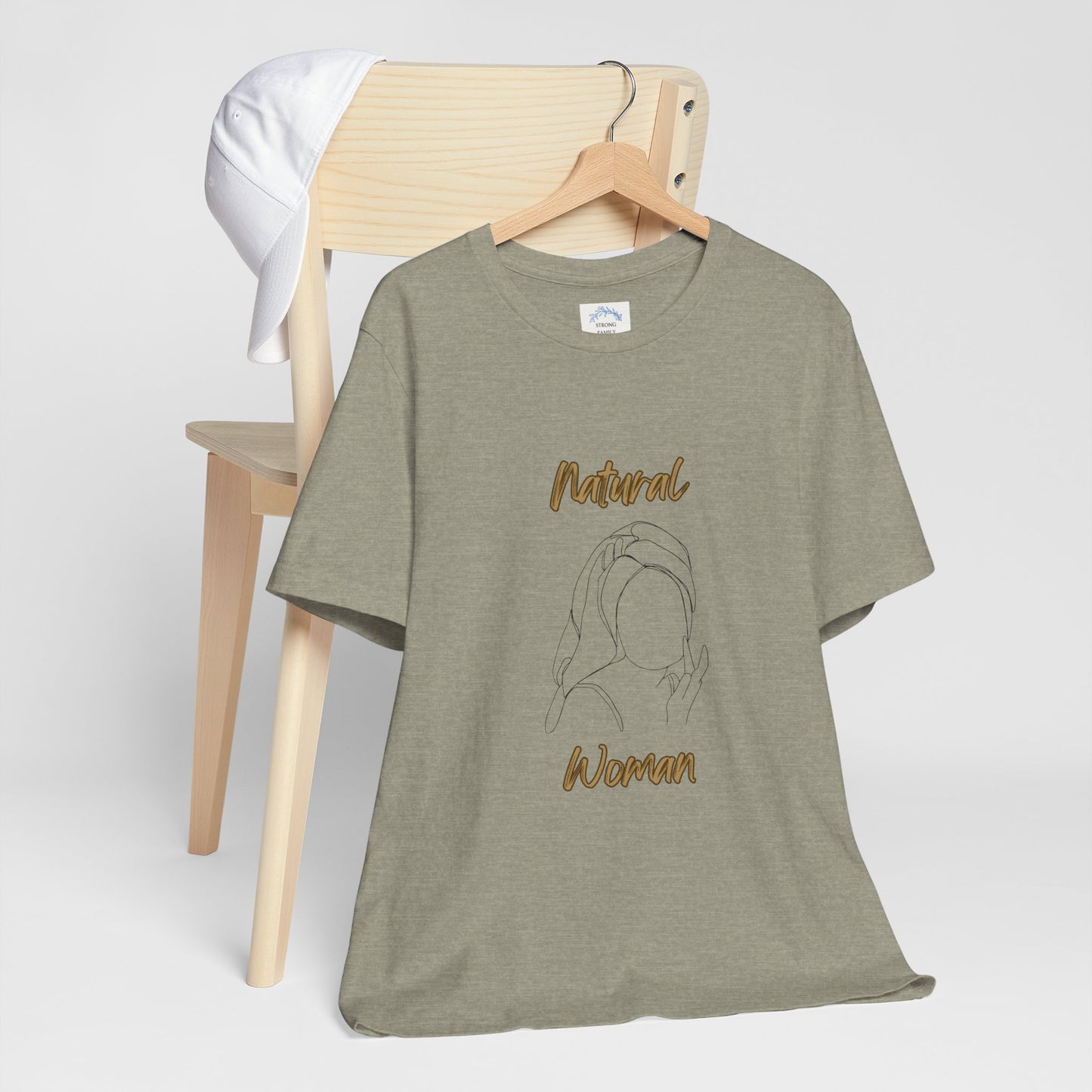 Natural Woman Towel Wrapped (BL) Short Sleeve T-Shirt