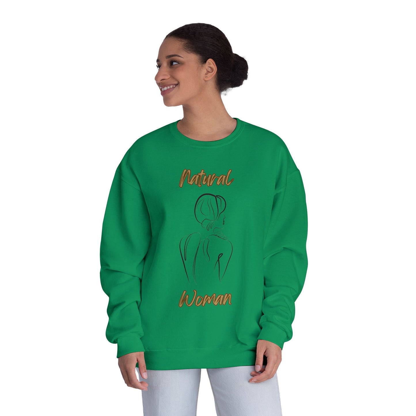 Natural Woman Back (BL) Crewneck Sweatshirt