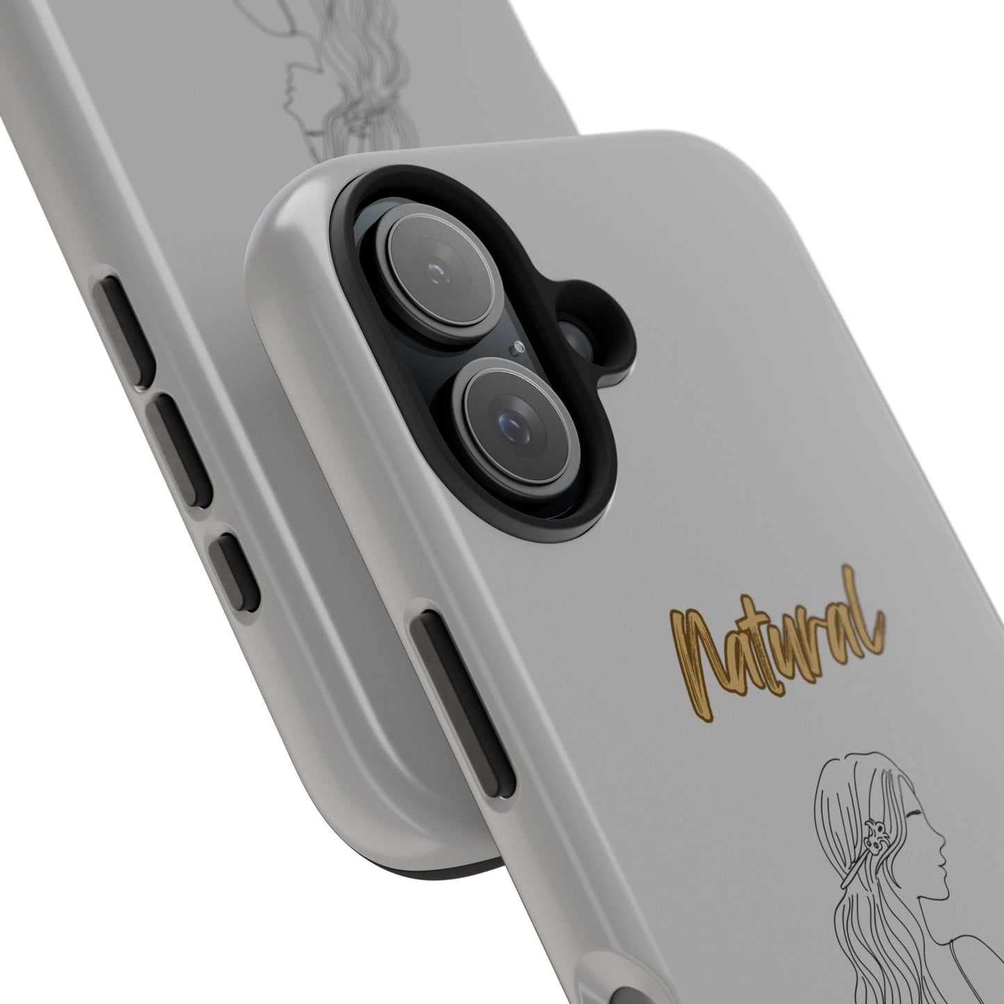 Natural Woman Young Woman (BL)Tough Phone Cases LIGHT GREY