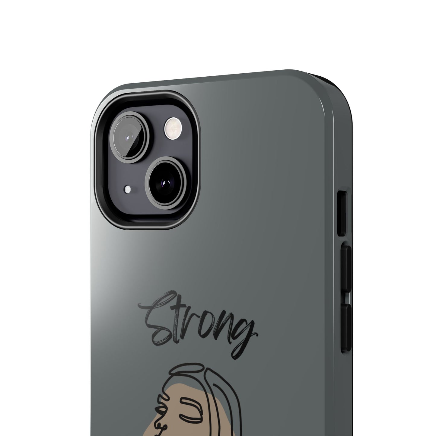 STRONG MOMMA Samsung Galaxy Tough Phone Cases (BL) Dark Grey