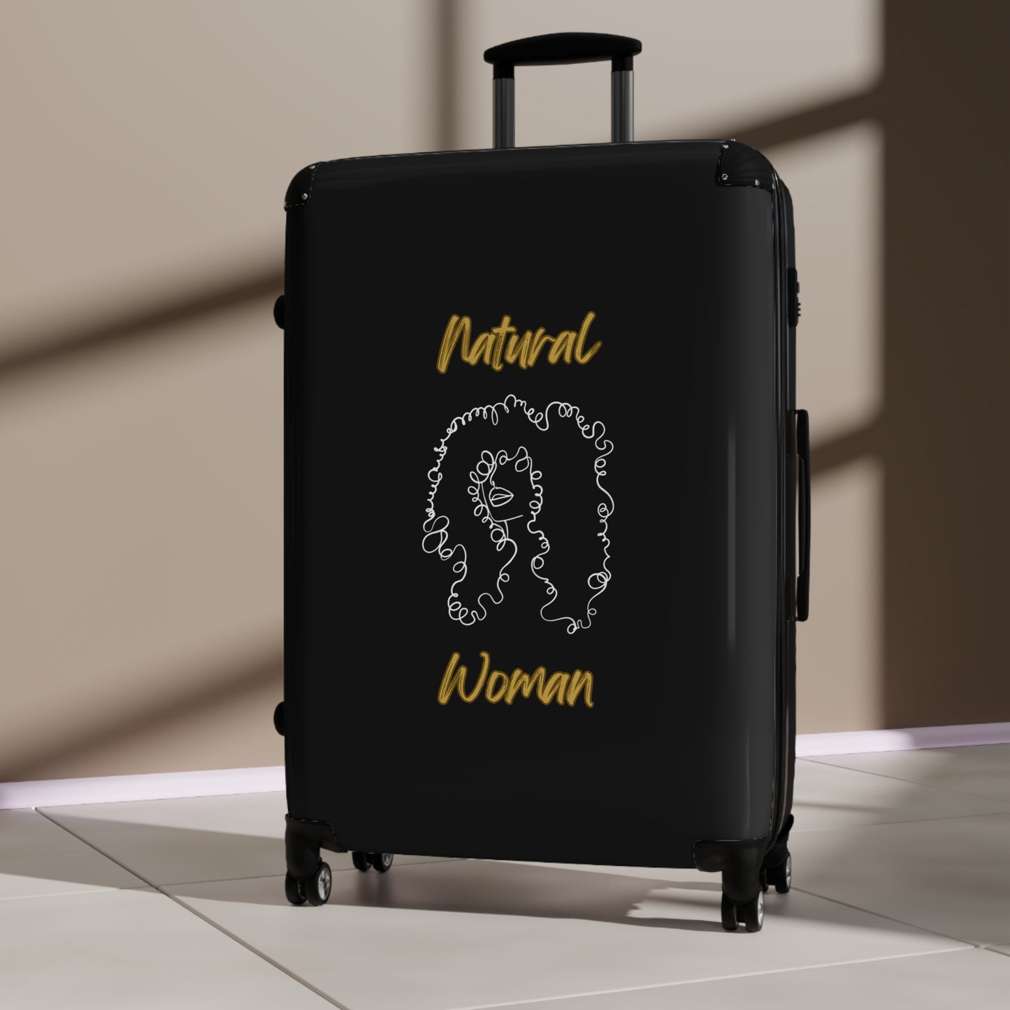 Natural Woman Spiral Flow (WL) Suitcase BLACK
