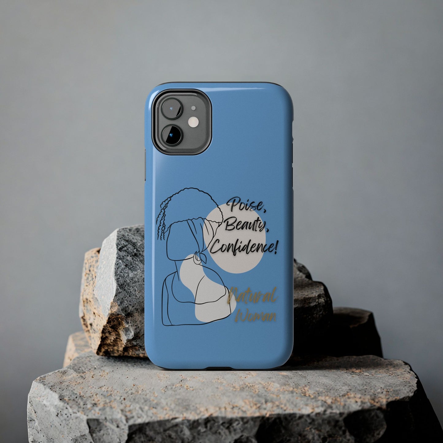 Natural Woman Puff (BL)Tough Phone Cases LIGHT BLUE