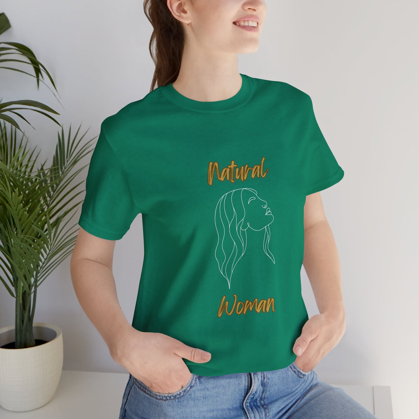 Natural Woman Breeze on Face (WL) Short Sleeve T-Shirt
